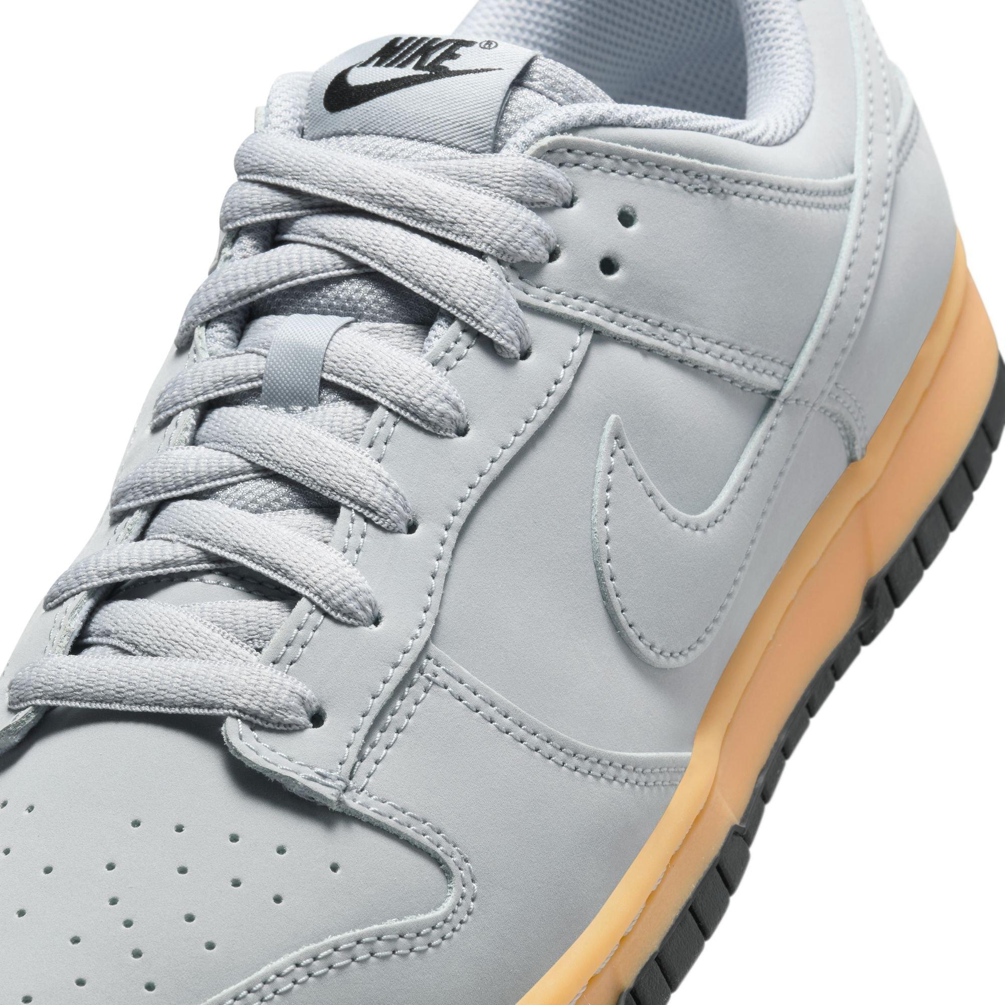Nike Dunk Low Retro SE "Wolf Grey/Gum Yellow/Black" Men's Shoe - TAN Thumbnail View 10