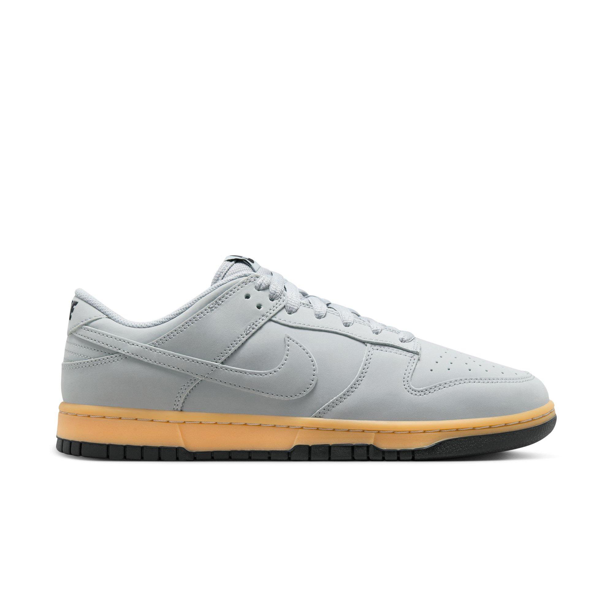 Nike Dunk Low Retro SE "Wolf Grey/Gum Yellow/Black" Men's Shoe - TAN