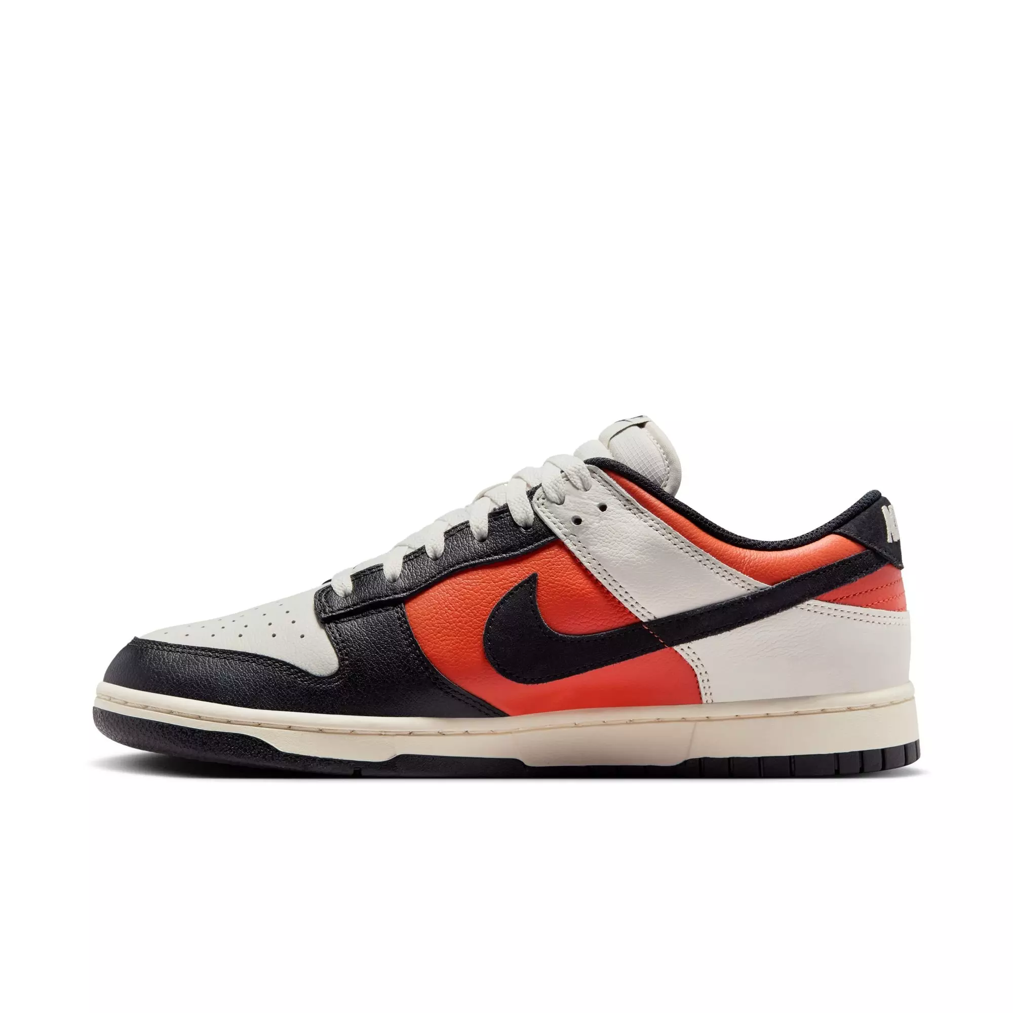 Nike Dunk Low Retro "Phantom/Black/Vintage Coral/Pale Ivory" Men's Shoe - BLACK/ORANGE