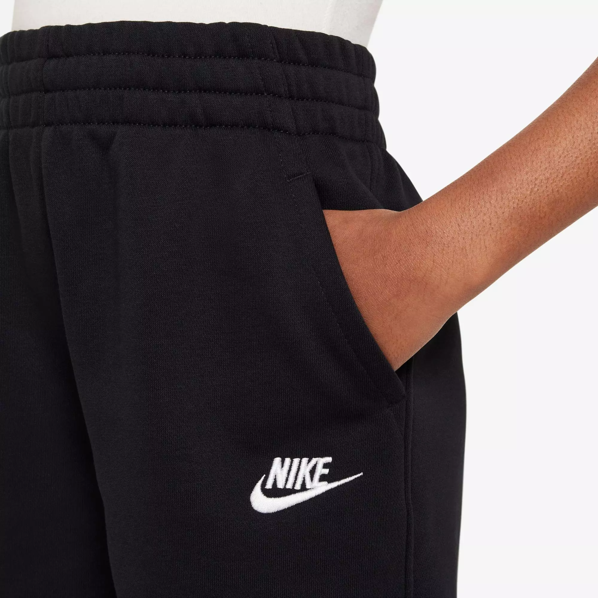 Nike Big Boys' Sportswear Club Fleece Shorts - BLACK