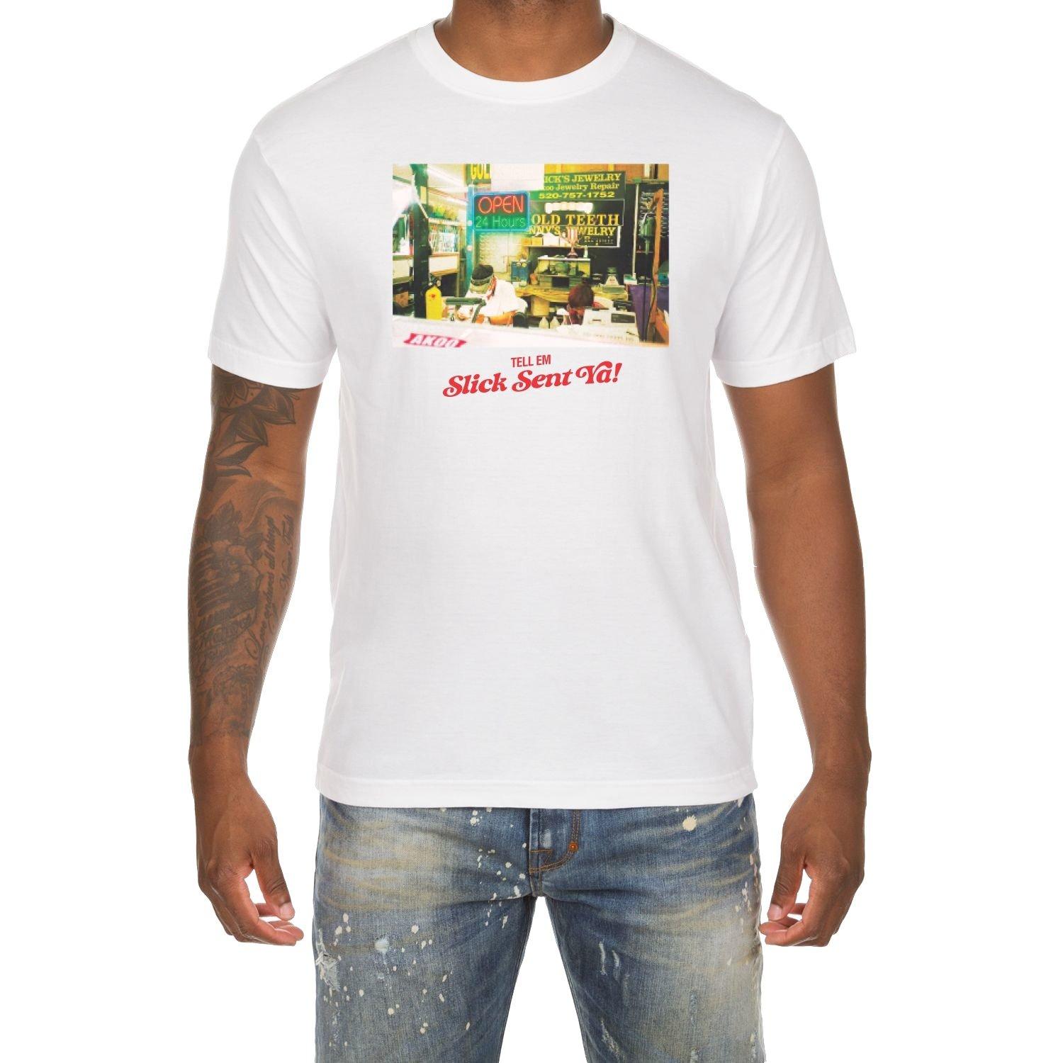 AKOO Men's Slick Sent Ya Tee - White - WHITE