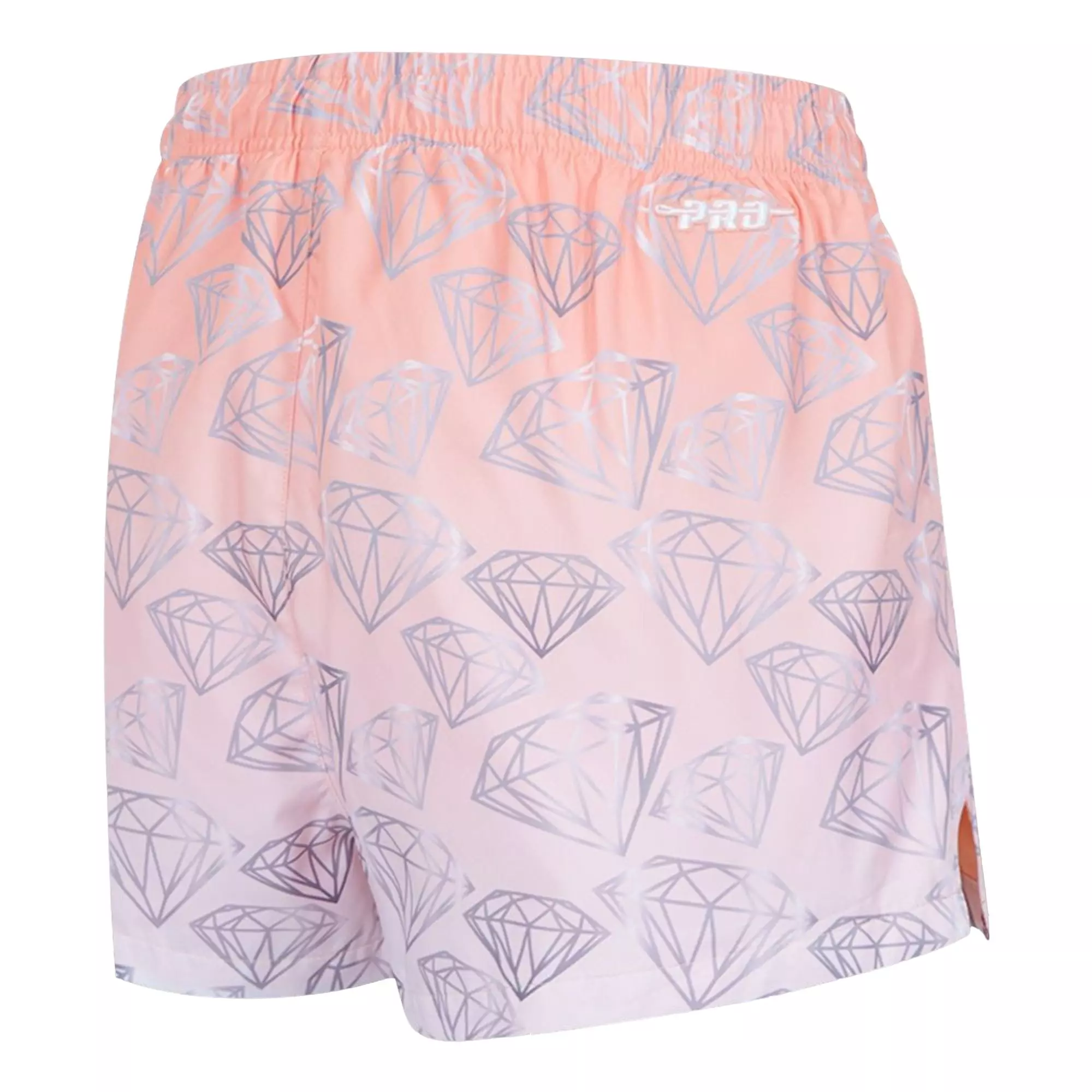 Pro Standard Women's Chicago Bulls Woven Shorts-Guava - PINK
