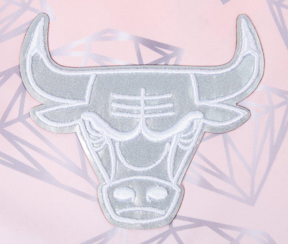 Pro Standard Women's Chicago Bulls Woven Shorts-Guava - PINK Thumbnail View 4