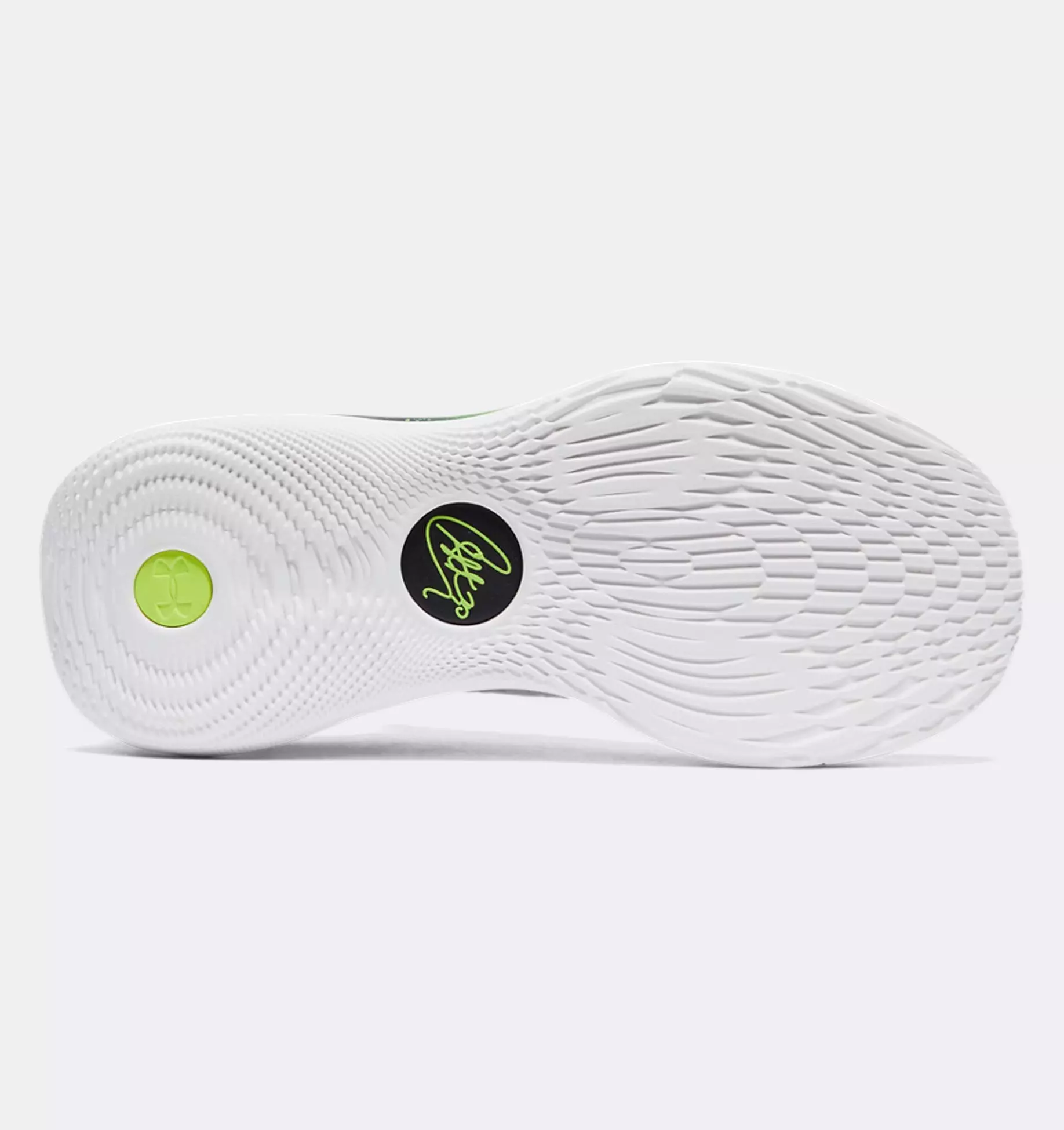 Under Armour Curry 12 "Gravity" Grade School Kids' Basketball Shoe - GREY/VOLT