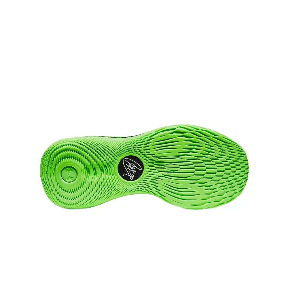 Under Armour Curry 12 "Extraterrestrial" Grade School Kids' Basketball Shoe - GREEN