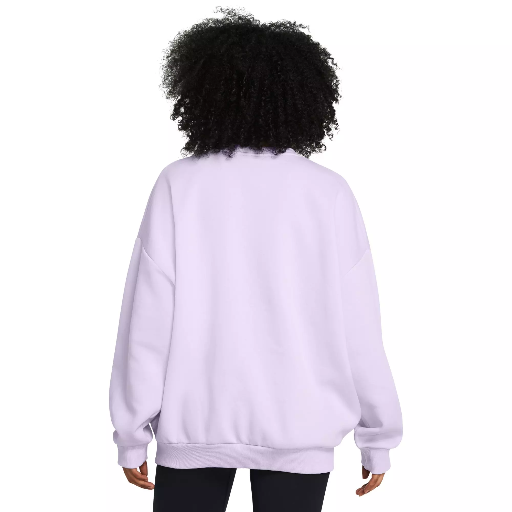 Under Armour Women's Rival Fleece Oversized Crew - LILAC