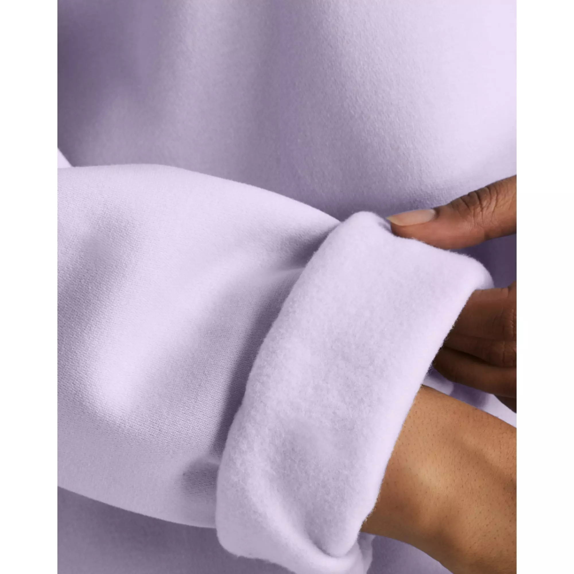 Under Armour Women's Rival Fleece Oversized Crew - LILAC