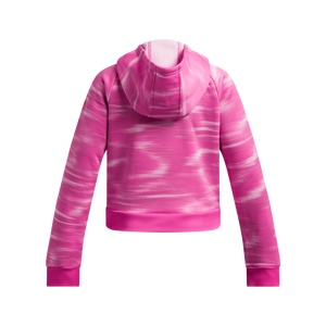 Under Armour Big Girls' Armour Fleece Pro Print Pullover Hoodie