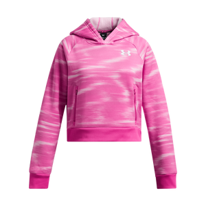Under Armour Big Girls' Armour Fleece Pro Print Pullover Hoodie