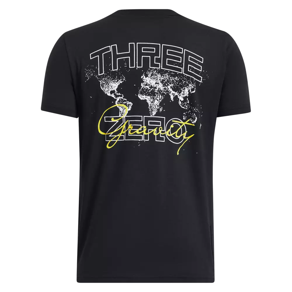 Under Armour Big Boys' Curry Logo Tee - BLACK