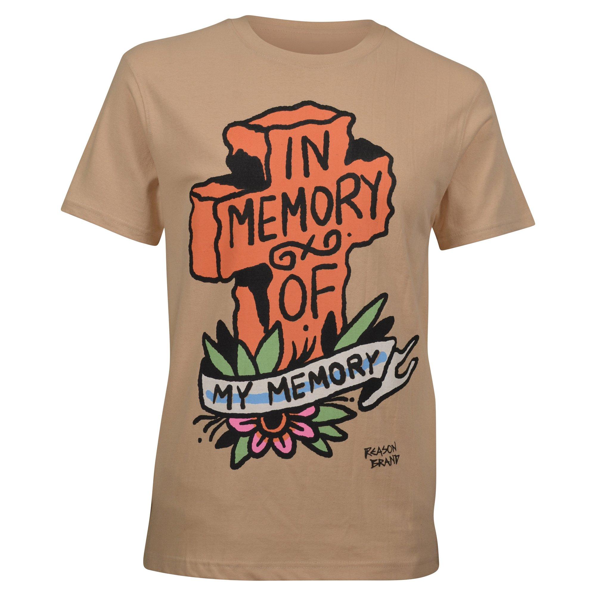 Reason Men's In Memory Of Tee - CREAM Thumbnail View 1