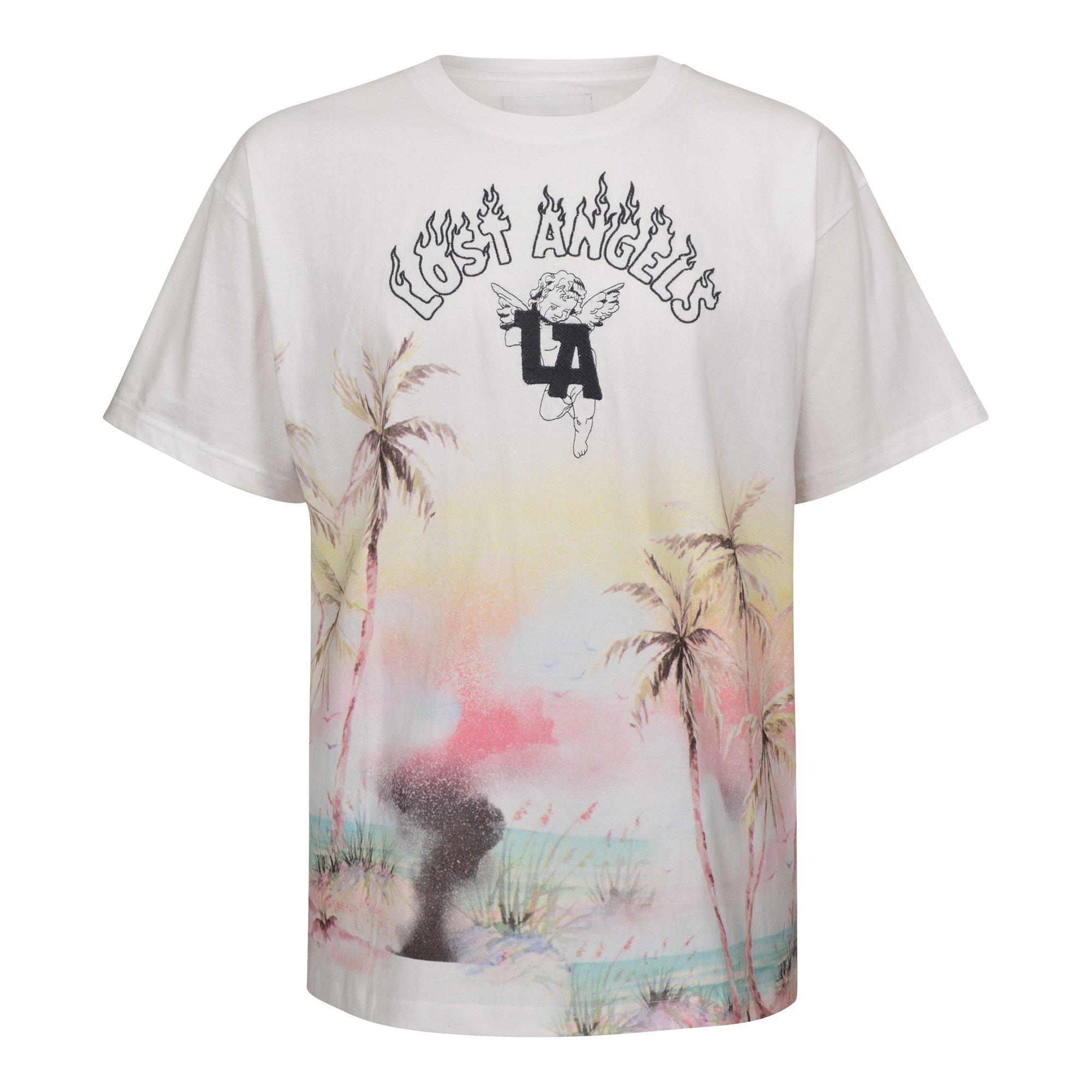 Reason Men's Lost Angels Surf Tee - WHITE Thumbnail View 1
