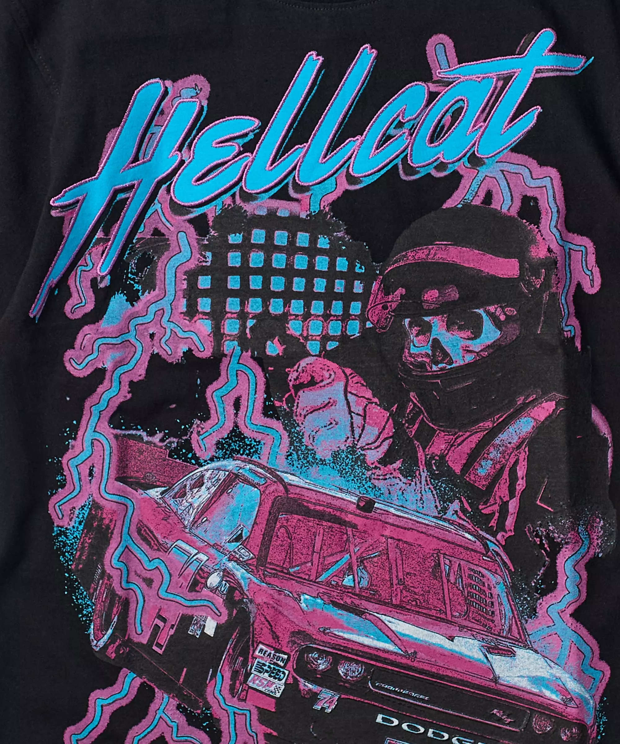 Reason Men's Hellcat Lightning Tee - BLACK