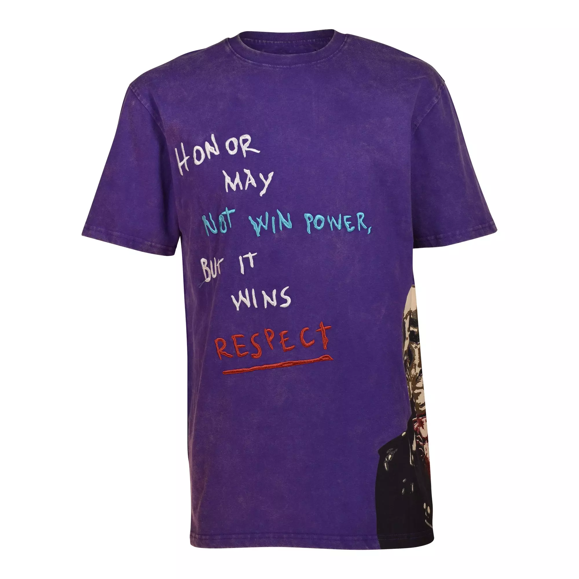Reason Men's Honor Respect Tee - PURPLE