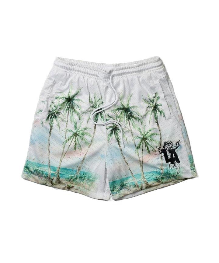 Reason Men's Lost Angels Surf Shorts - WHITE Thumbnail View 1