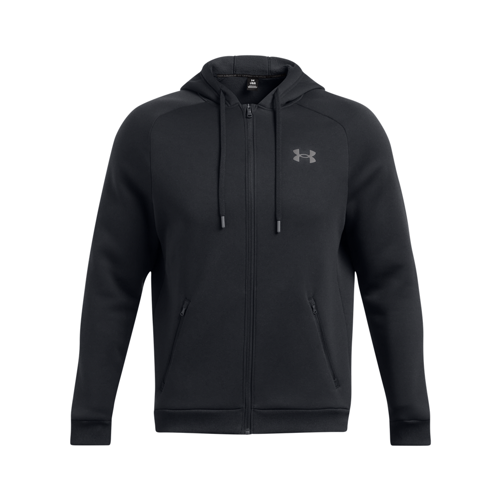 Under Armour Men's Armour Fleece Pro Full-Zip Jacket - BLACK Thumbnail View 4