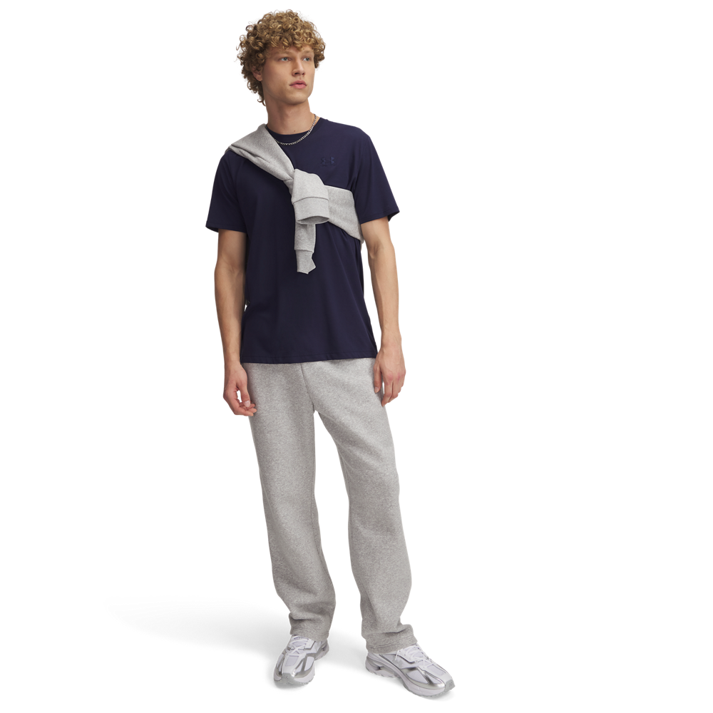 Under Armour Men's Icon Fleece Pants-Grey - GREY Thumbnail View 3