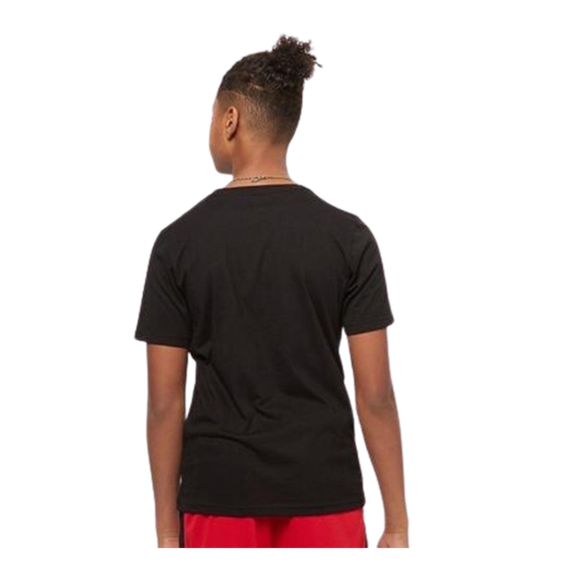 Jordan Big Boys' Crew 3 Tee - BLACK Thumbnail View 2