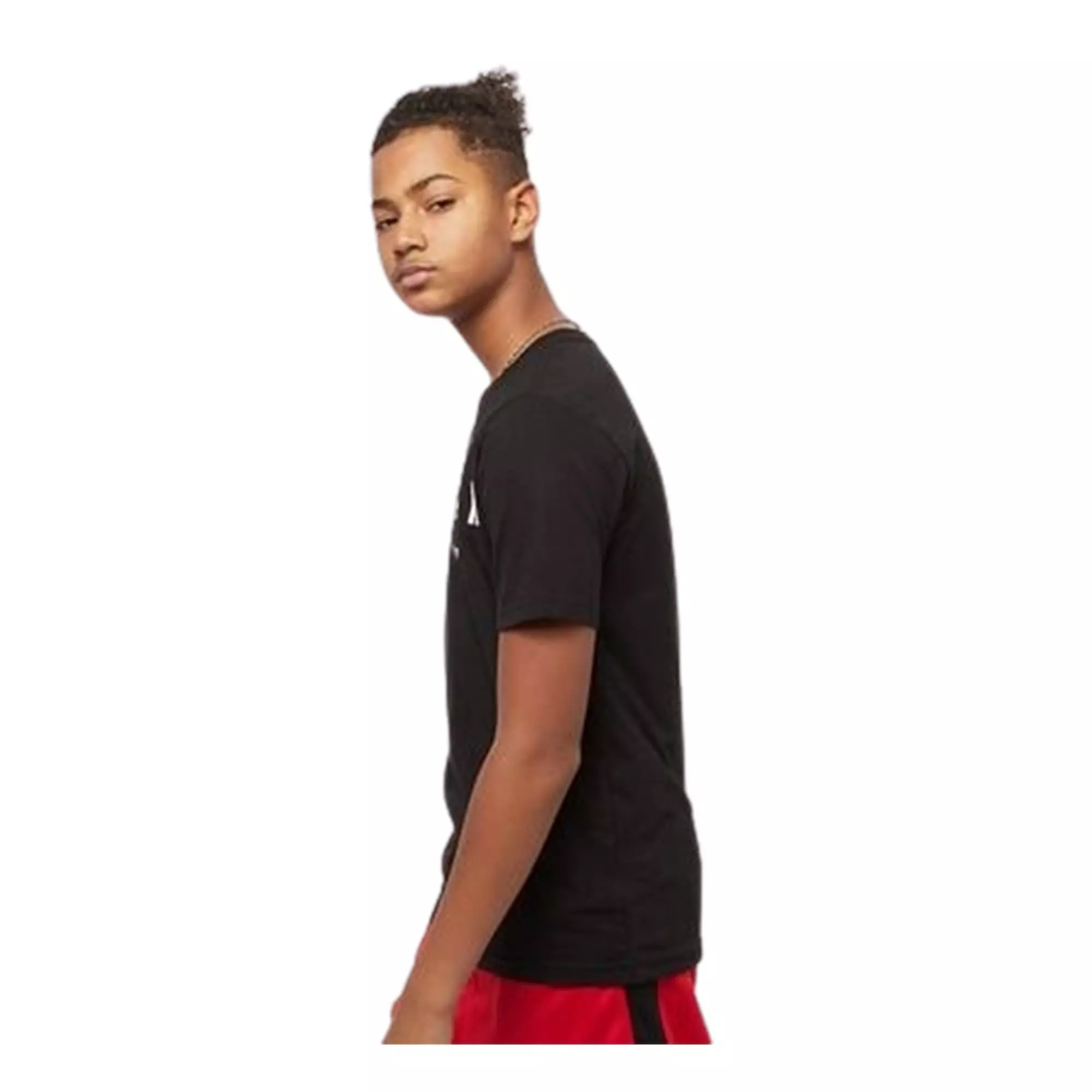 Jordan Big Boys' Crew 3 Tee - BLACK