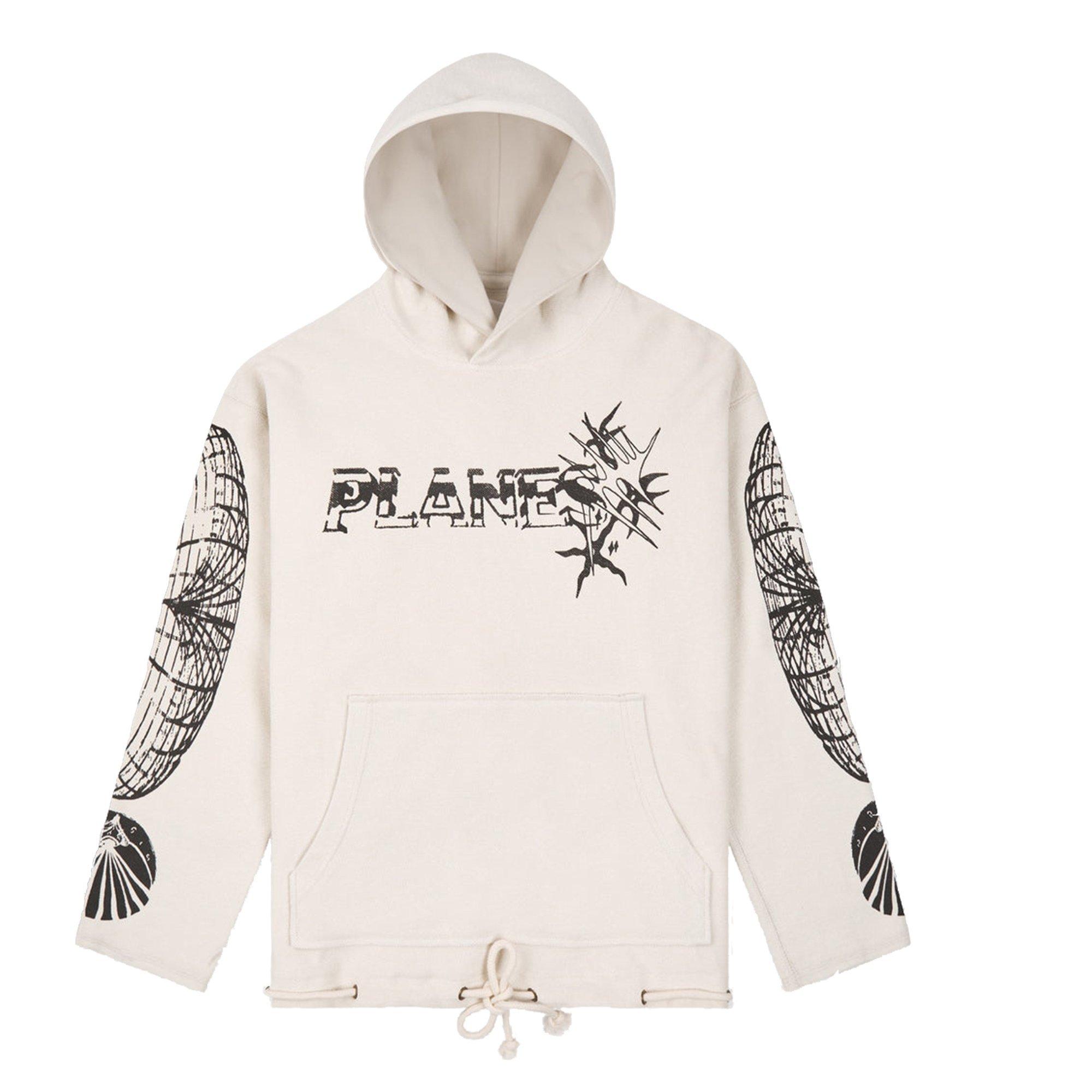 Paper Planes Men's Asterisk Reverse Terry Pullover Hoodie - CREAM