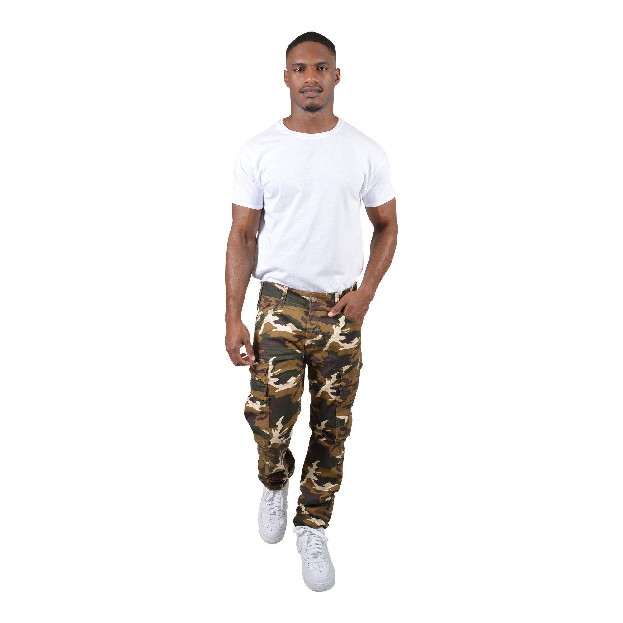 Grindhouse Twill Front Cargo Zip Camo Men's Pants