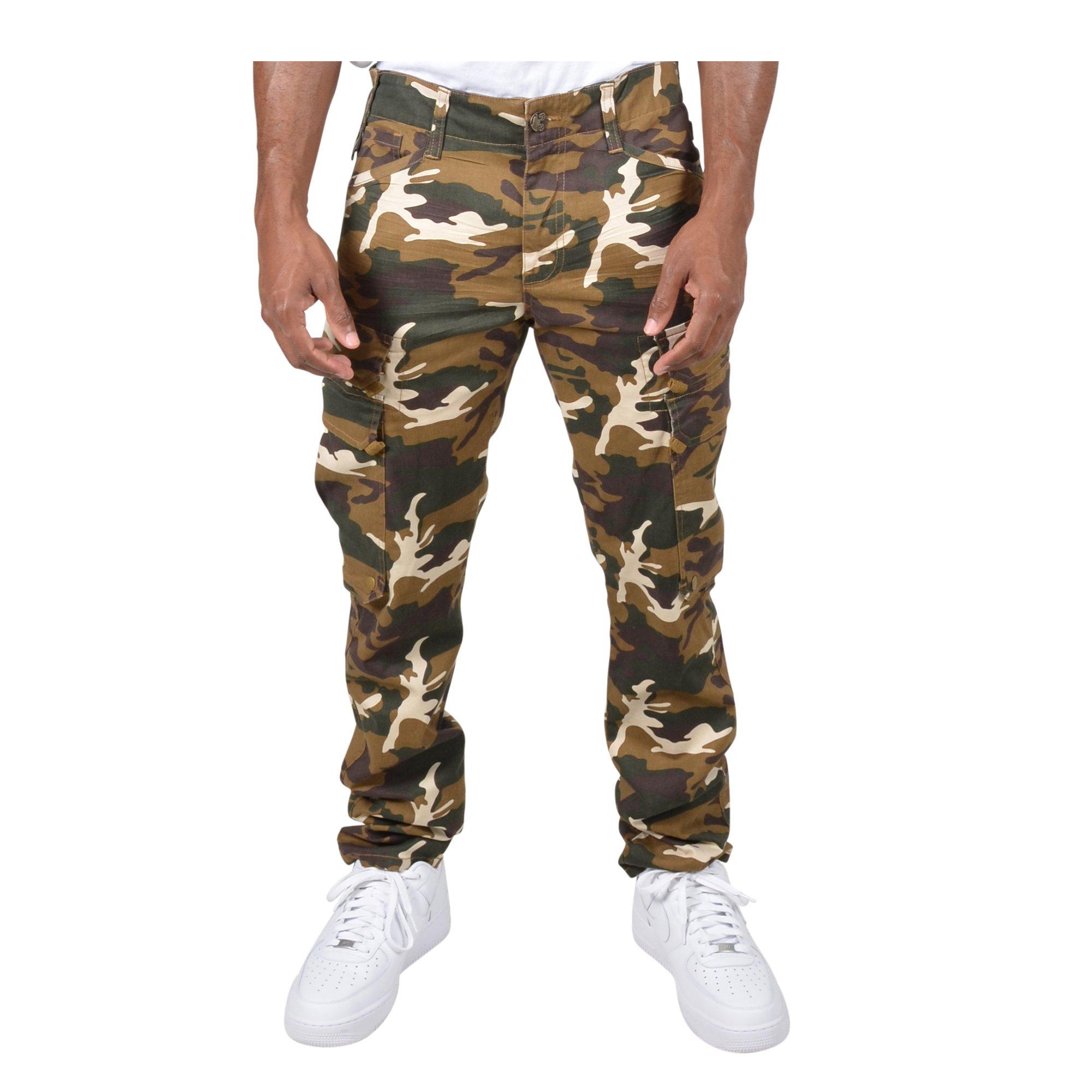 Grindhouse Twill Front Cargo Zip Camo Men's Pants