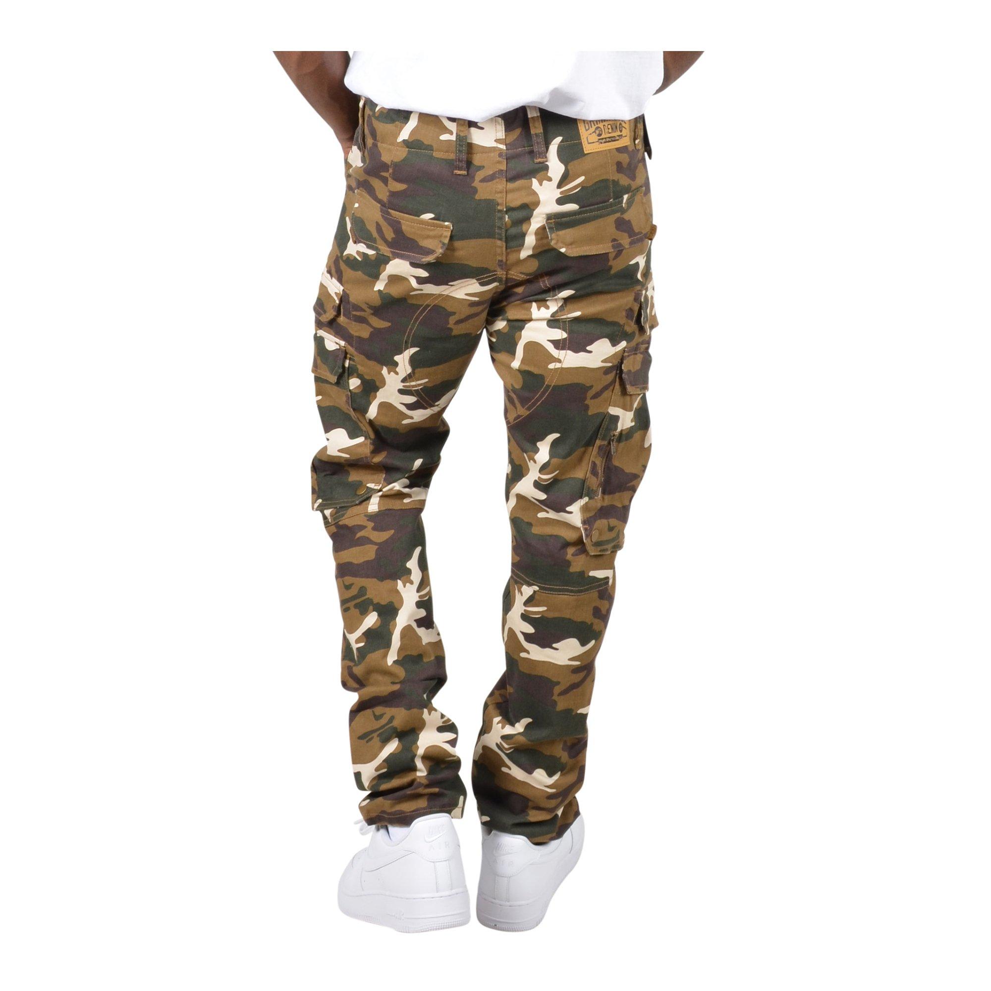 Grindhouse Twill Front Cargo Zip Camo Men's Pants