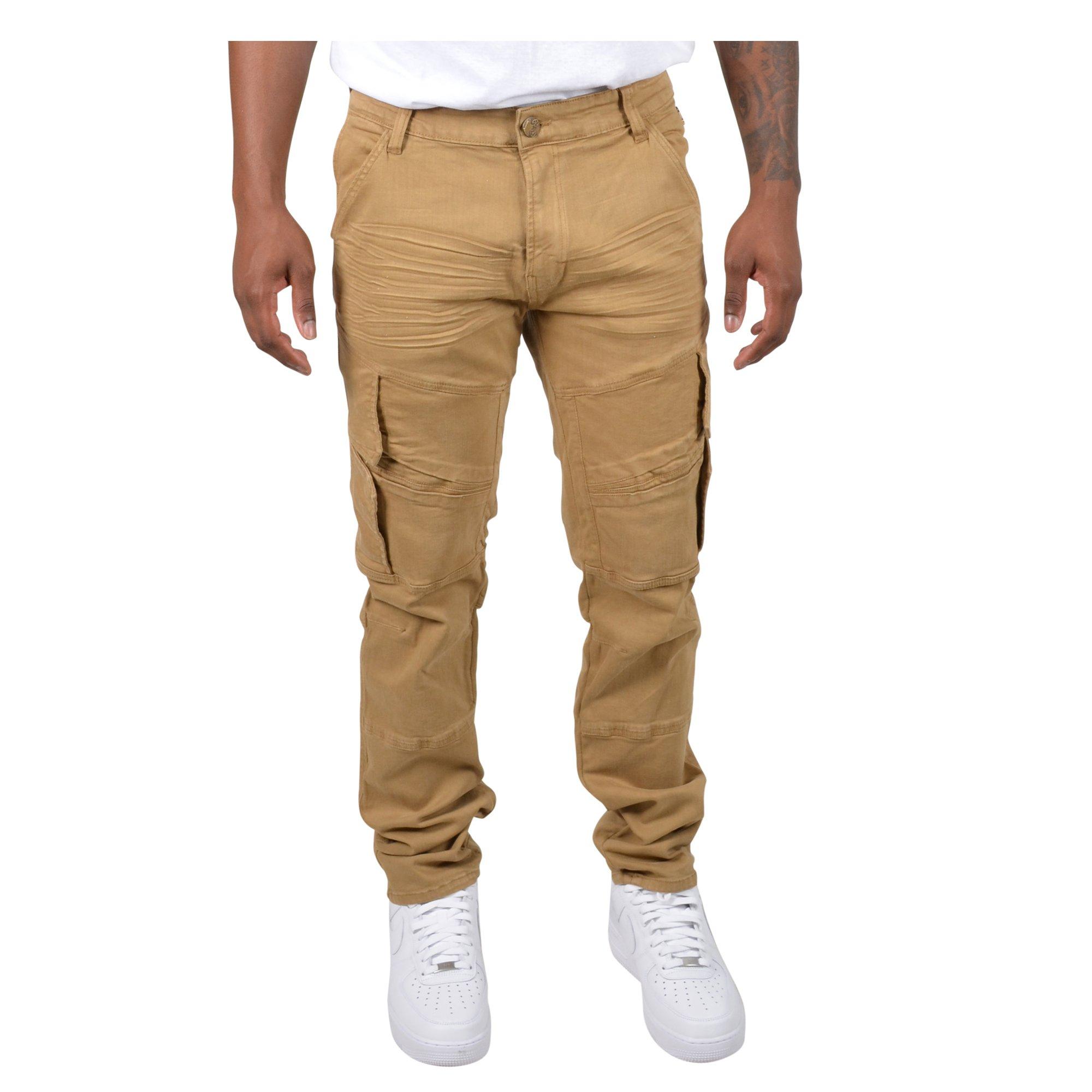 Grindhouse Twill Front Angle Cargo Khaki Men's Pants