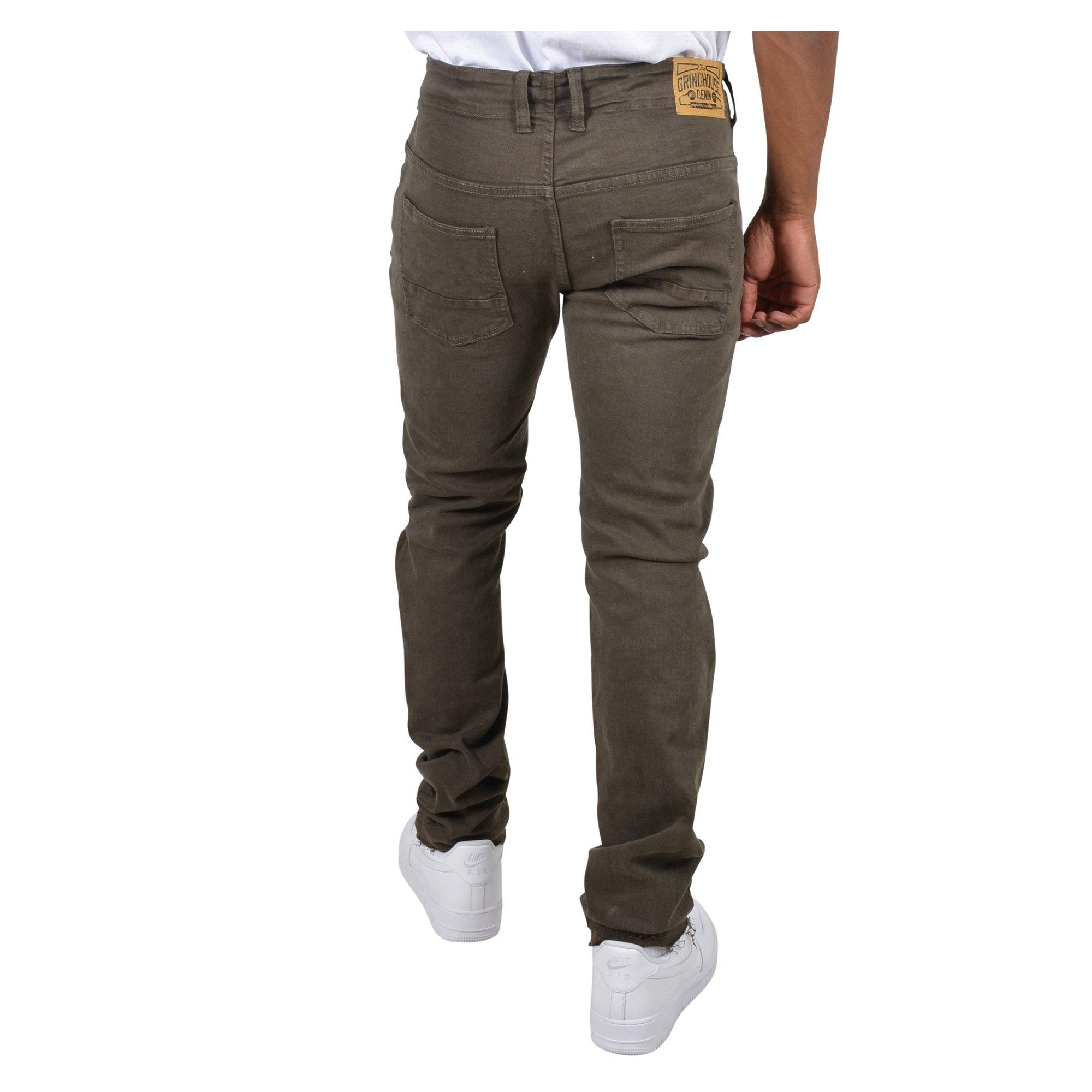 Grindhouse Twill Front Angle Cargo Olive Men's Pants