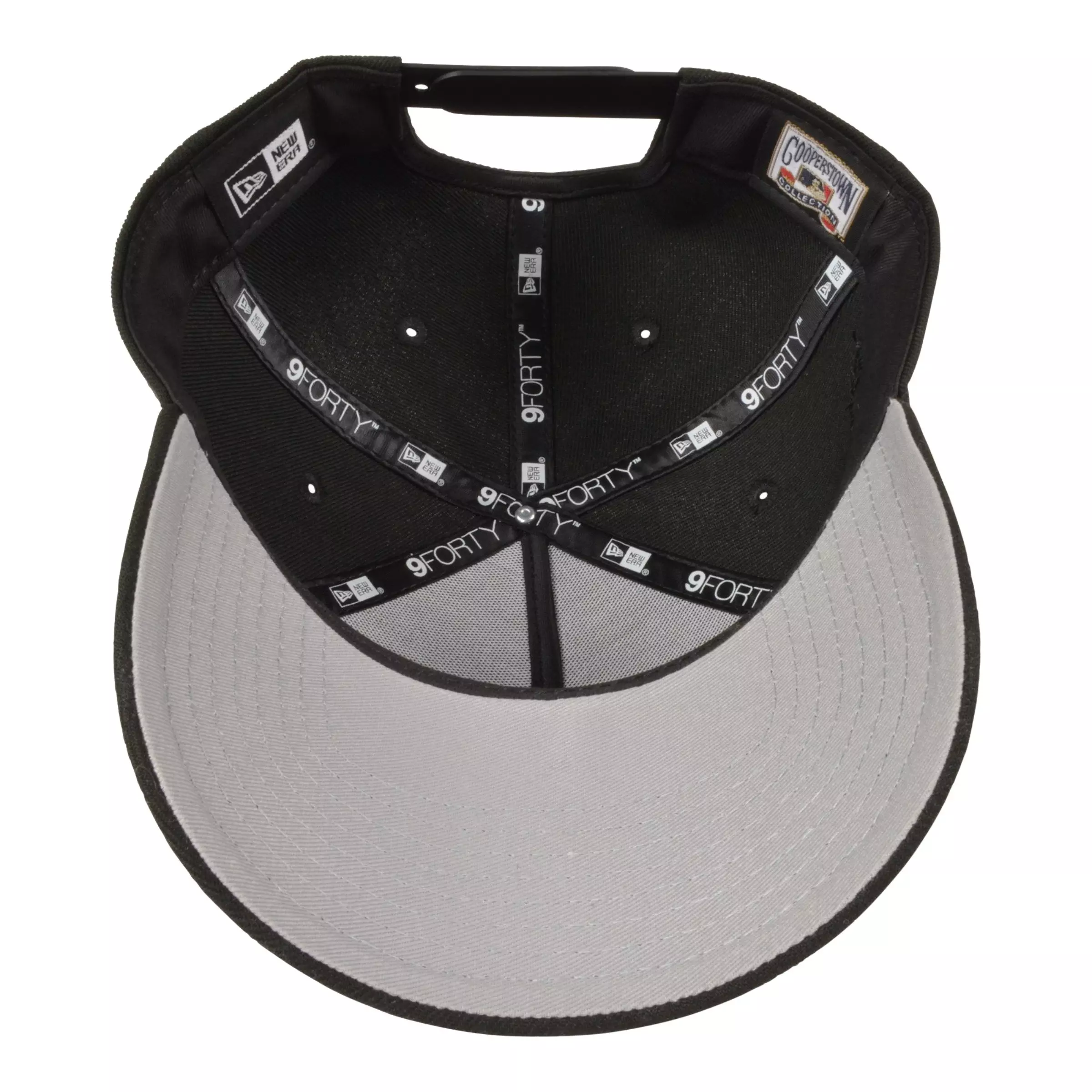 New Era Los Angeles Dodgers 9FORTY Dodger Stadium Snapback - Triple Black - BLACK