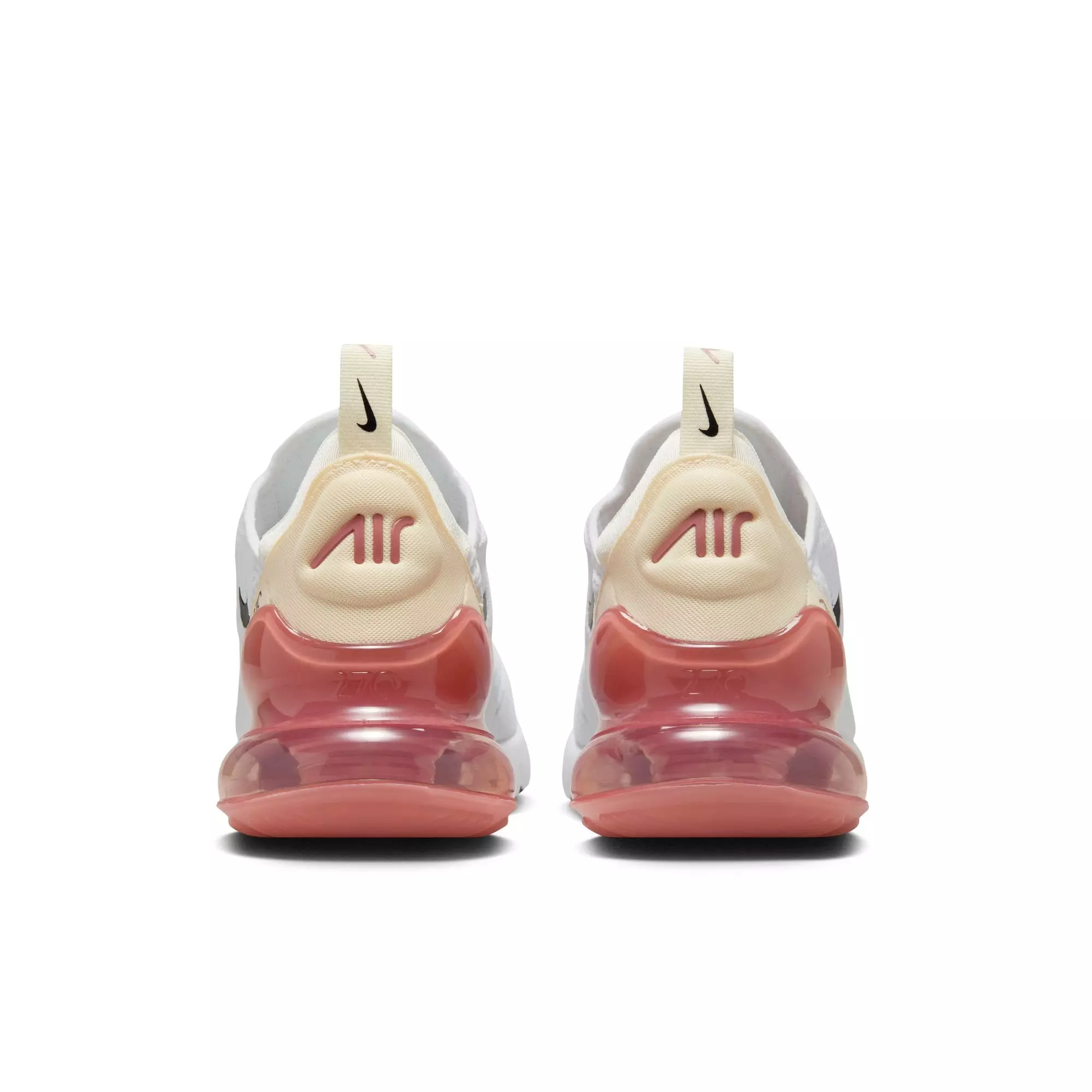 Nike Air Max 270 "White/Black/Pale Ivory/Muslin" Women's Shoe - WHITE/PINK