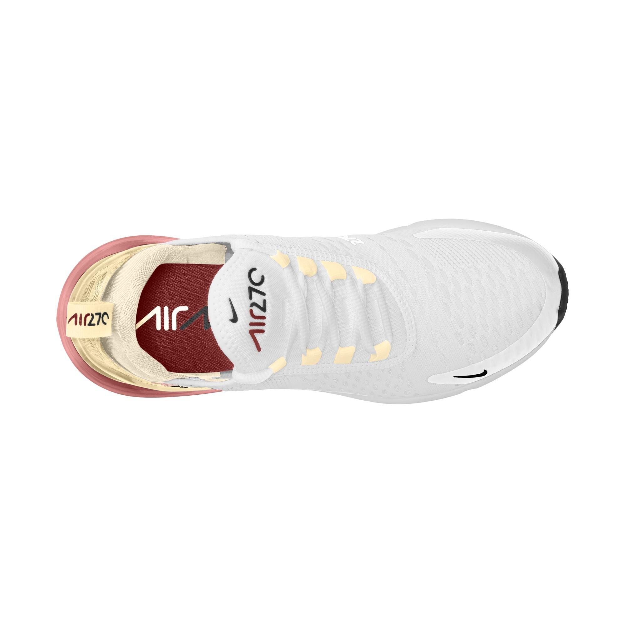 Nike Air Max 270 Women's "White/Black/Pale Ivory/Muslin" Shoe