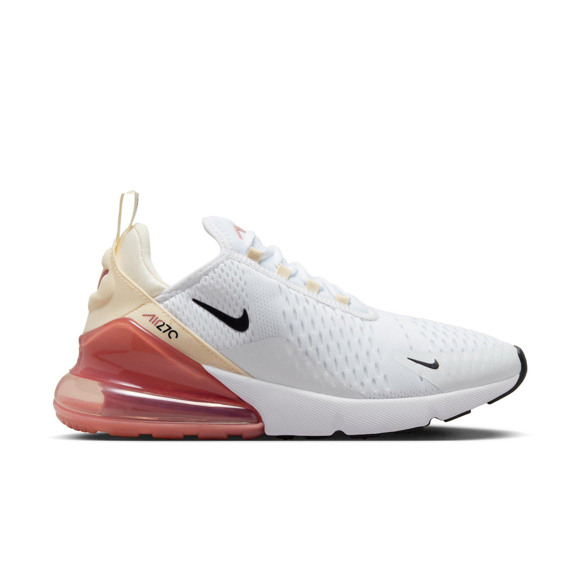 Nike Air Max 270 "White/Black/Pale Ivory/Muslin" Women's Shoe - WHITE/PINK
