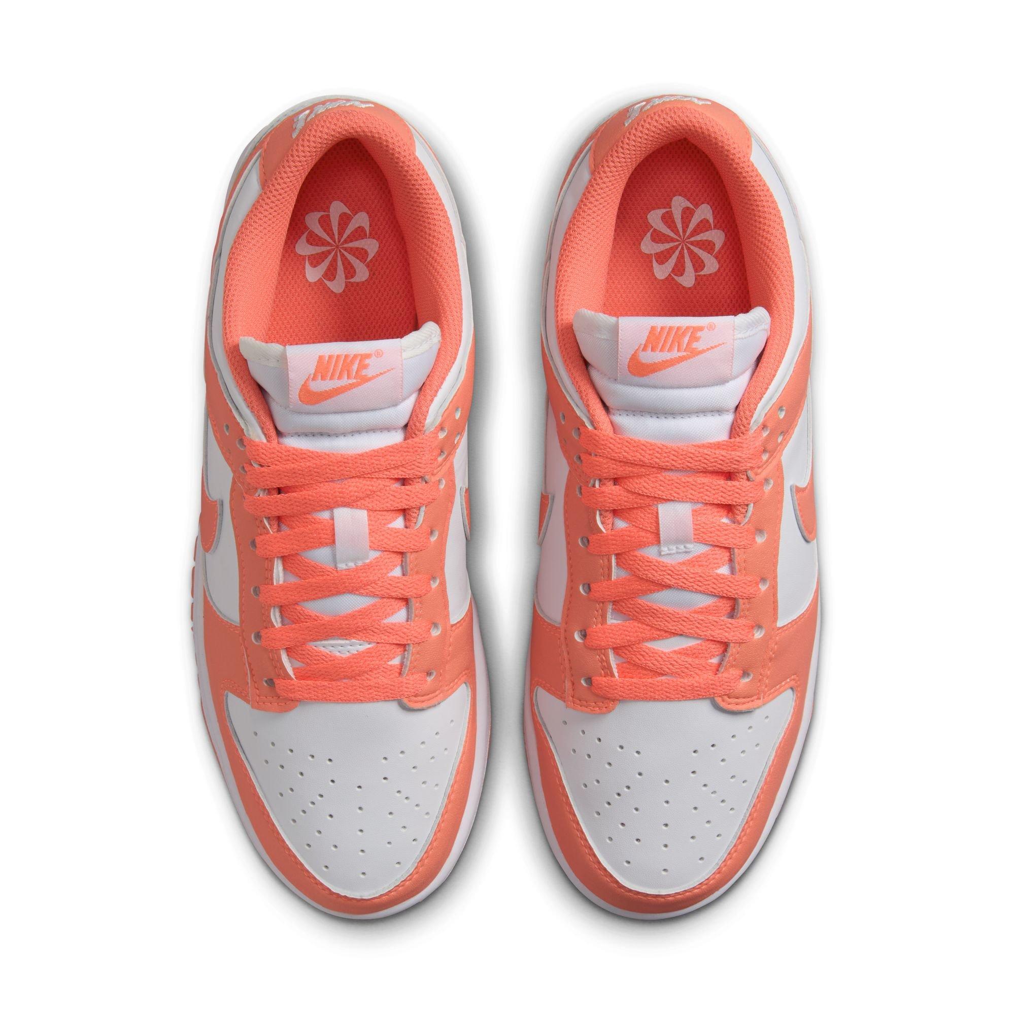 Nike Dunk Low Women's "White/Lt Wild Mango" Shoe