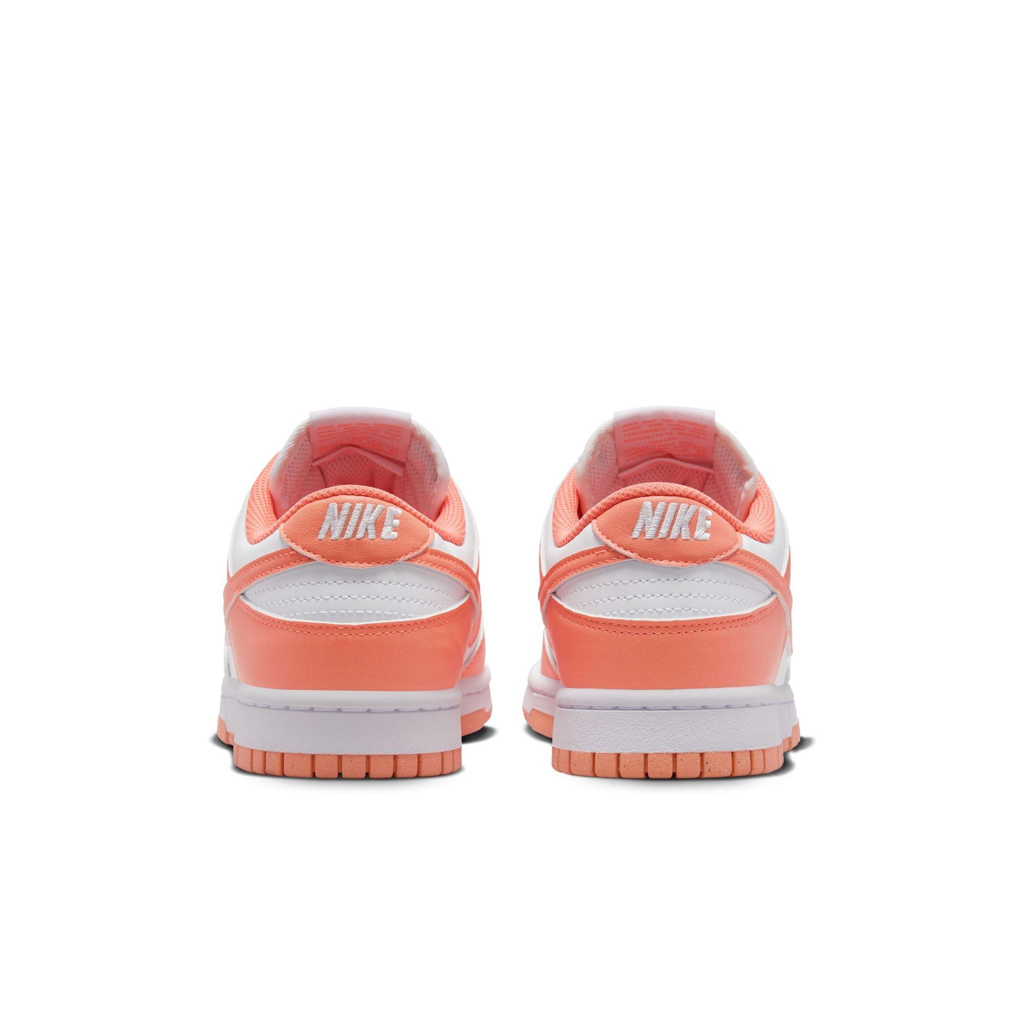 Nike Dunk Low Women's "White/Lt Wild Mango" Shoe