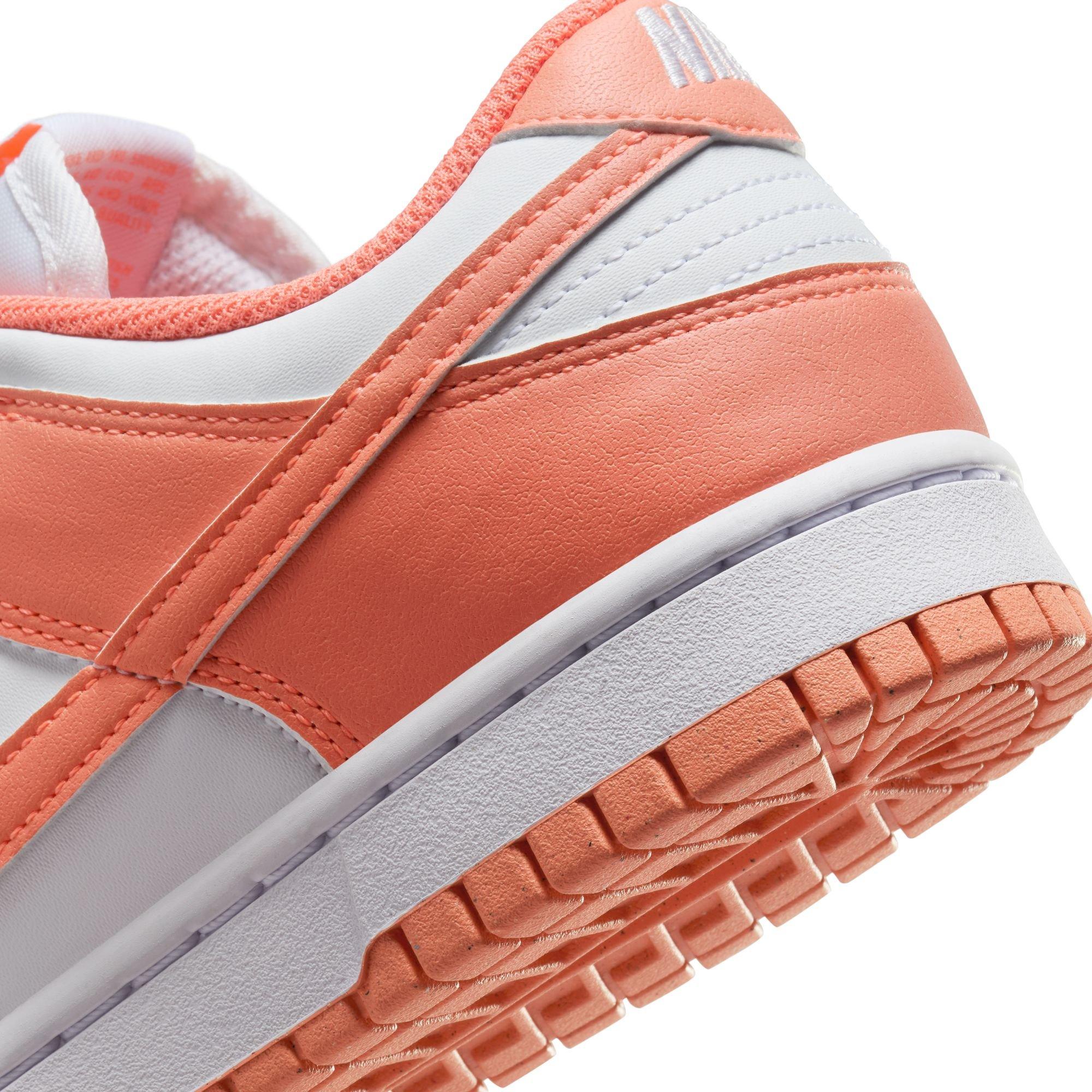 Nike Dunk Low Women's "White/Lt Wild Mango" Shoe