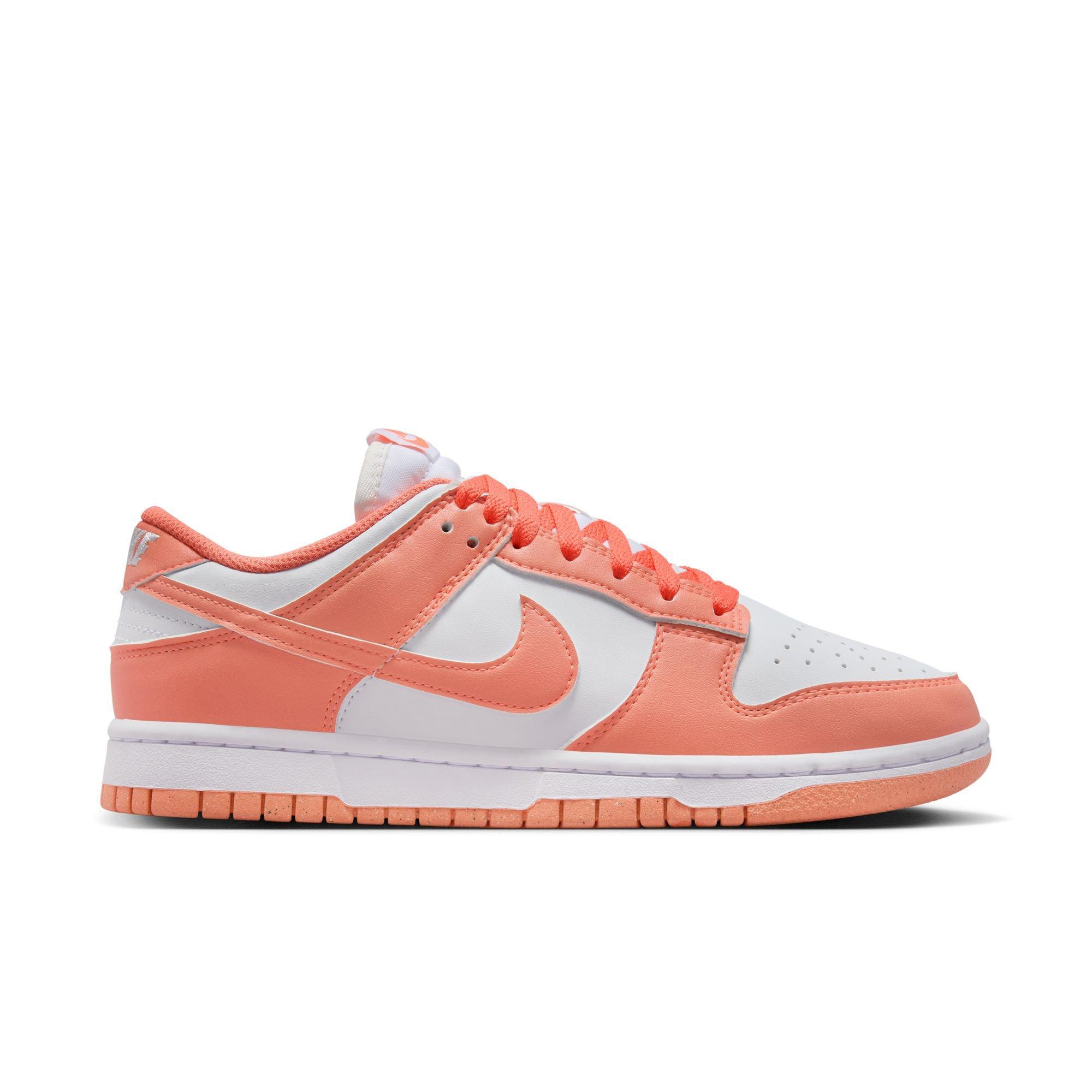 Nike Dunk Low Women's "White/Lt Wild Mango" Shoe