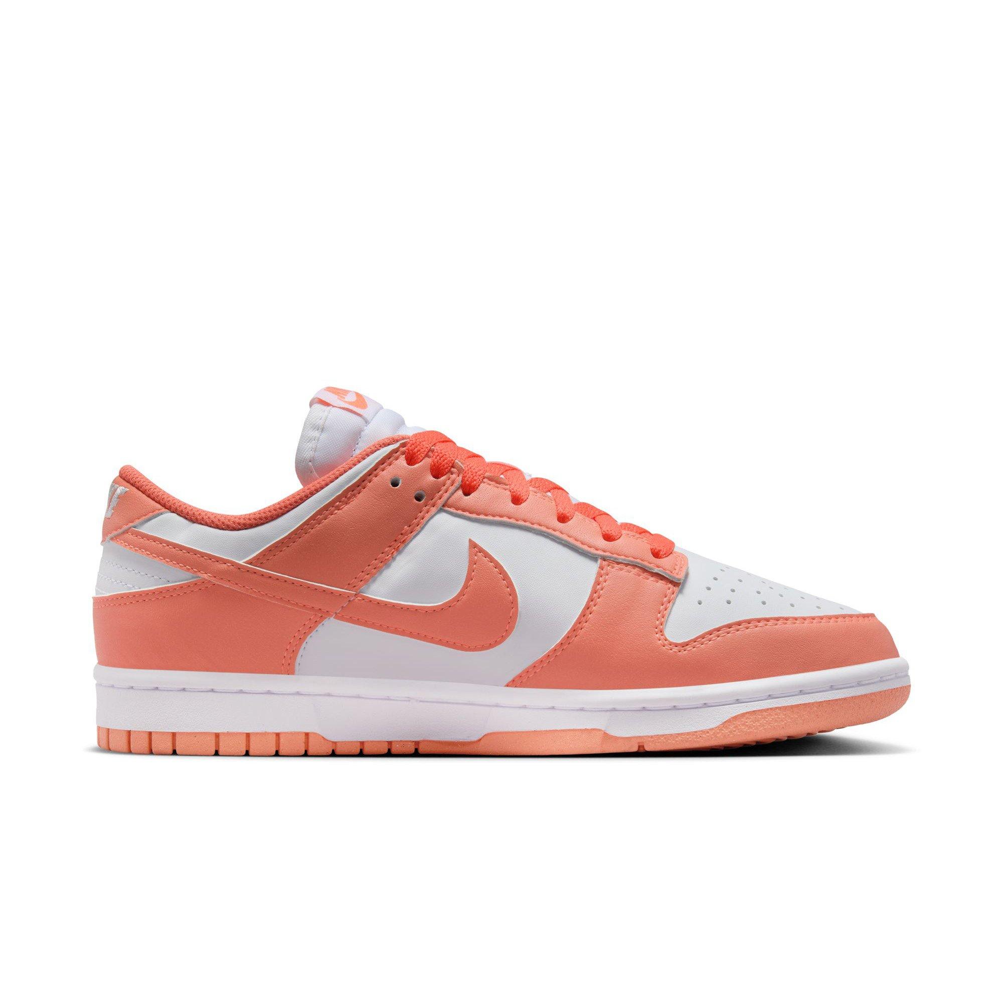 Nike Dunk Low Women's "White/Lt Wild Mango" Shoe