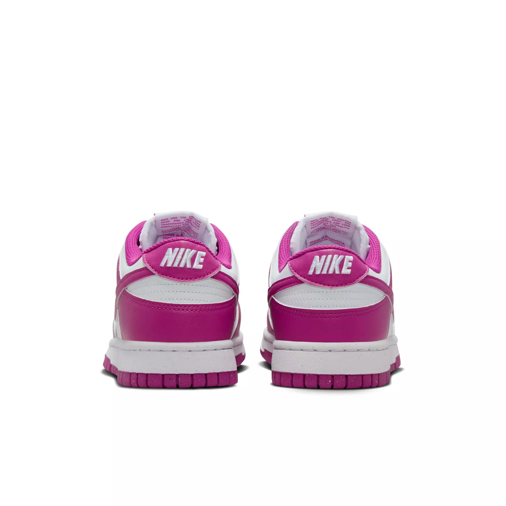 Nike Dunk Low "White/Hot Fuchsia" Women's Shoe - WHITE/PURPLE