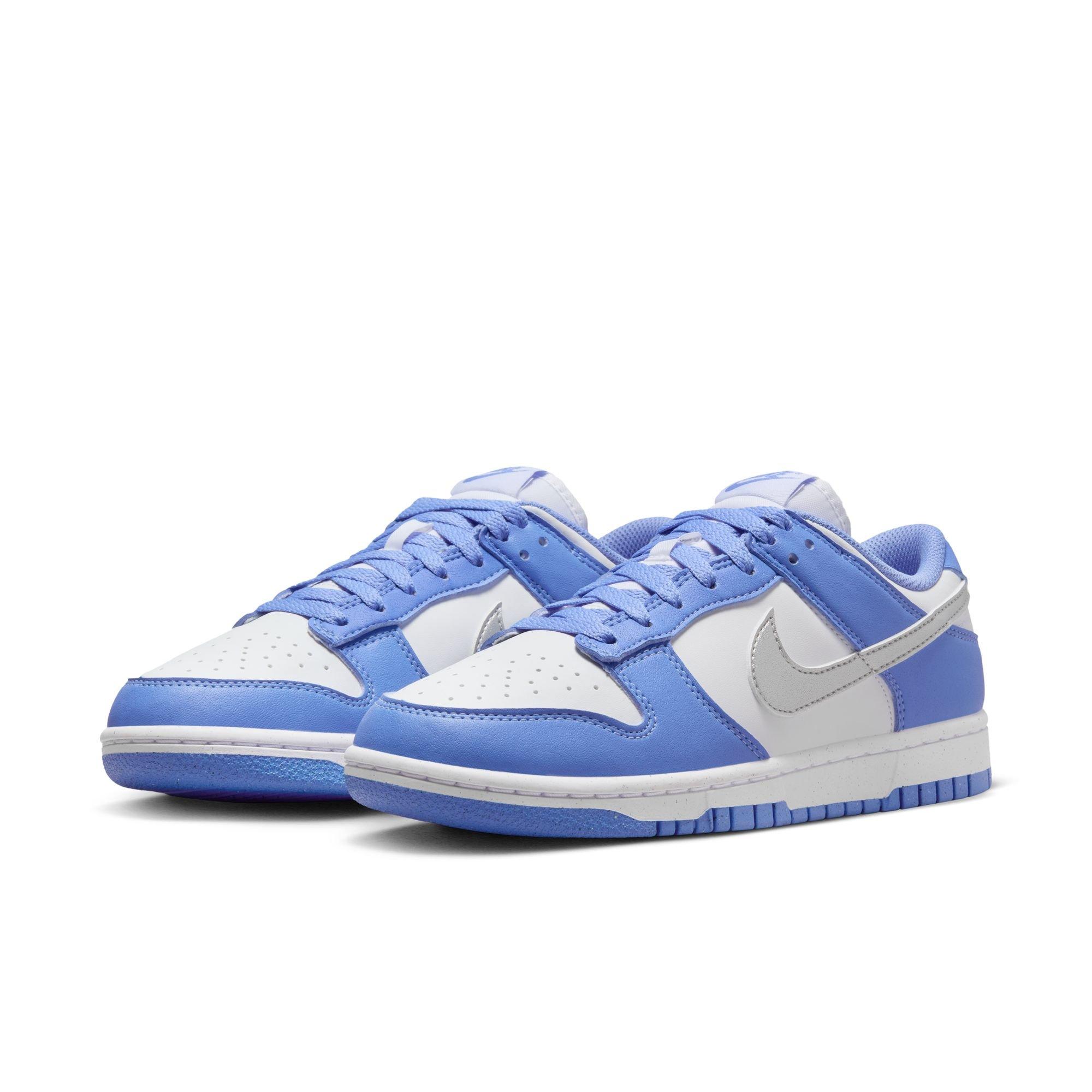Nike Dunk Low "Royal Pulse/Metallic Silver/White" Women's Shoe - PURPLE/SILVER Thumbnail View 5