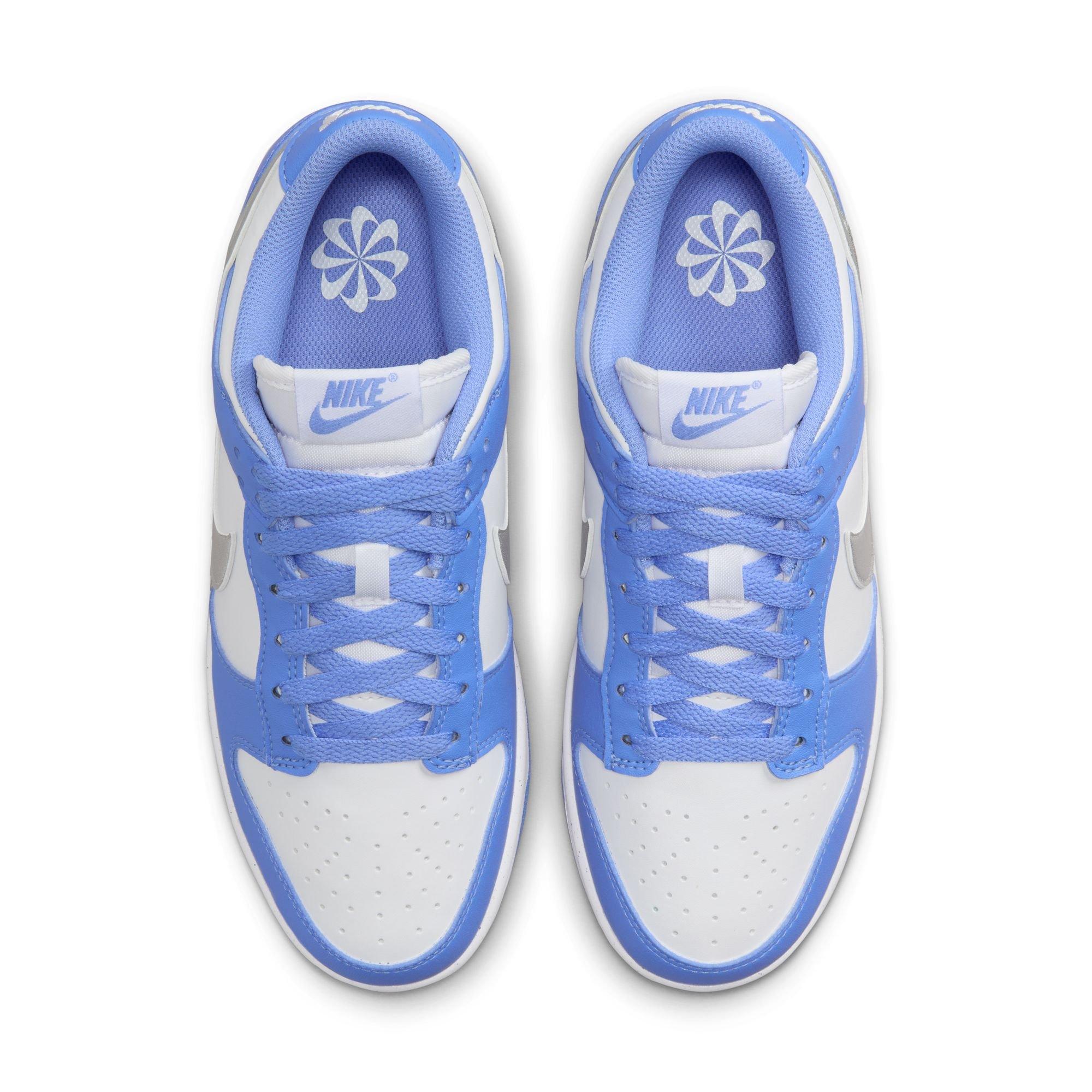 Nike Dunk Low "Royal Pulse/Metallic Silver/White" Women's Shoe - PURPLE/SILVER Thumbnail View 6