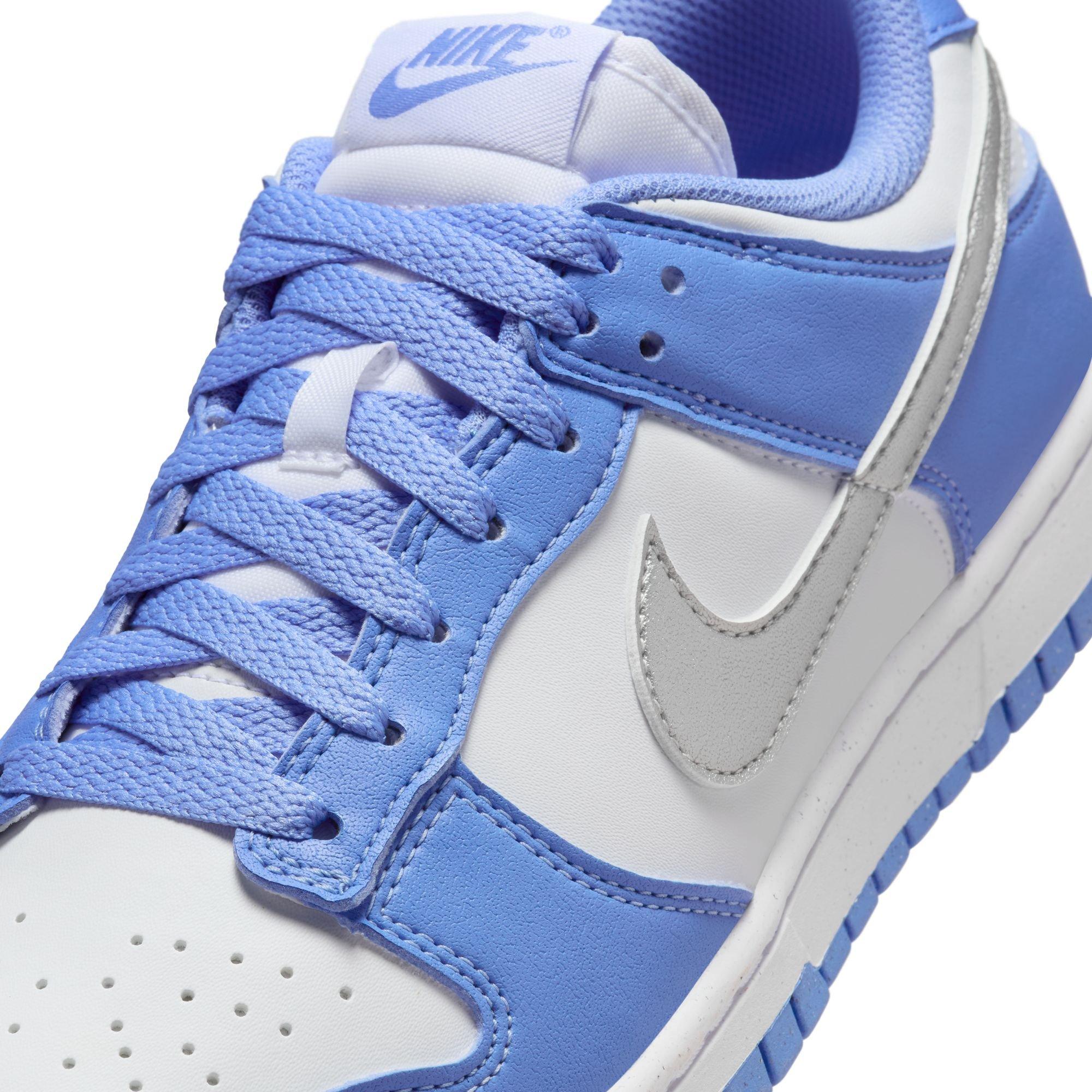 Nike Dunk Low "Royal Pulse/Metallic Silver/White" Women's Shoe - PURPLE/SILVER Thumbnail View 9