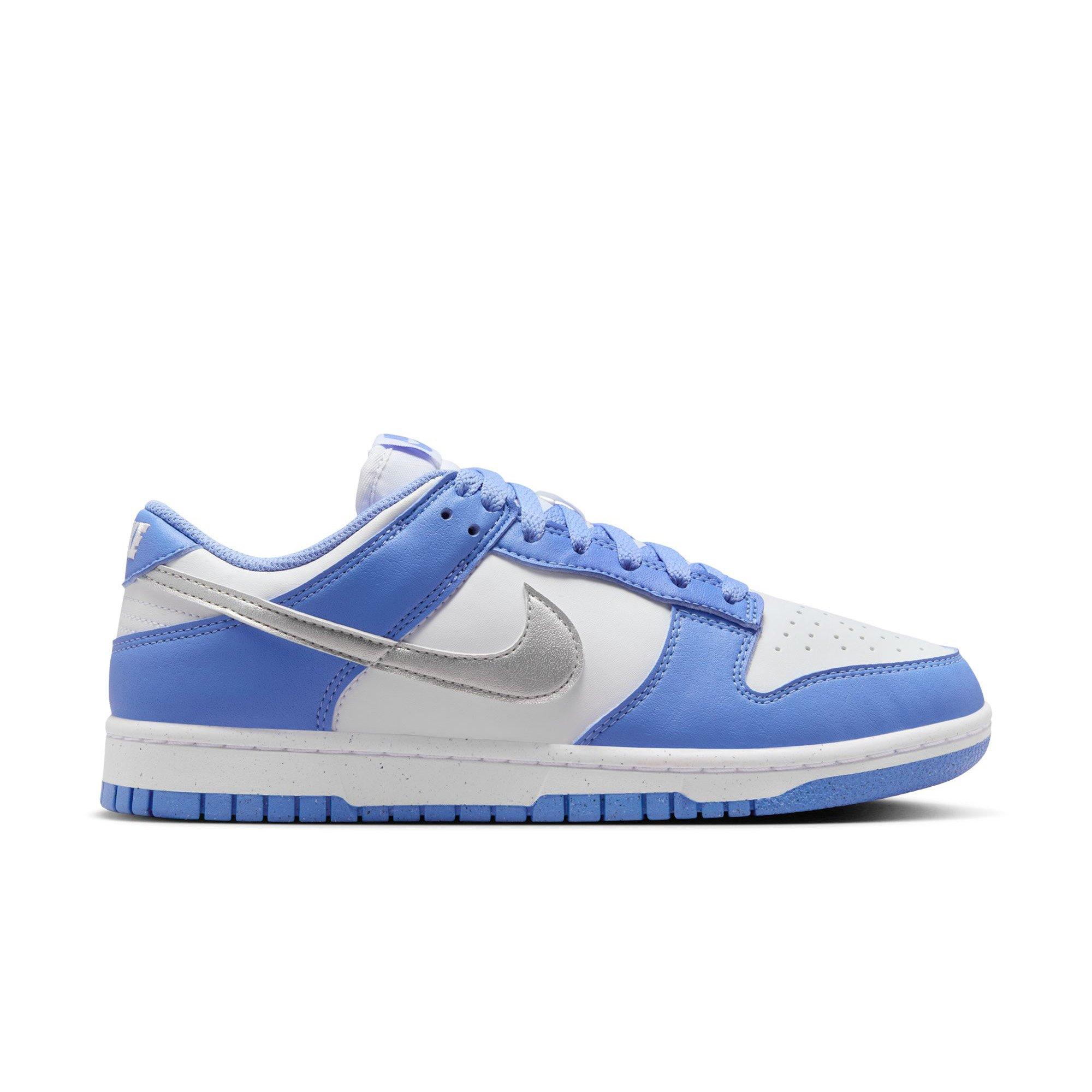 Nike Dunk Low "Royal Pulse/Metallic Silver/White" Women's Shoe - PURPLE/SILVER Thumbnail View 1