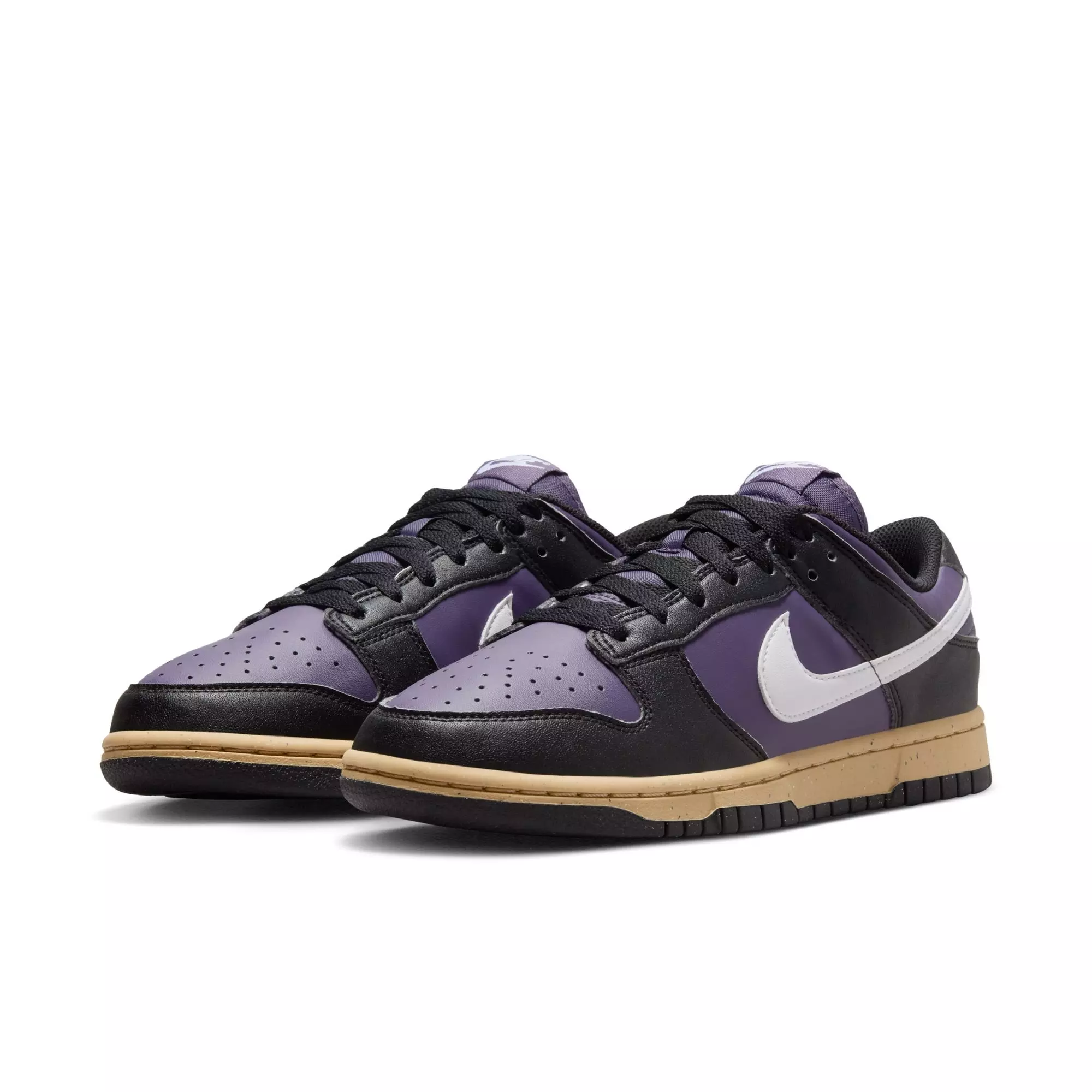 Nike Dunk Low "Dark Raisin/White/Black/Sesame" Women's Shoe - PURPLE/WHITE