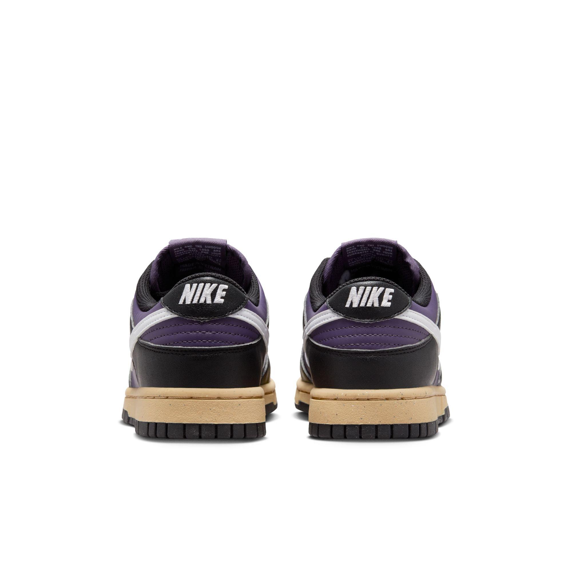 Nike Dunk Low "Dark Raisin/White/Black/Sesame" Women's Shoe - PURPLE/WHITE Thumbnail View 6