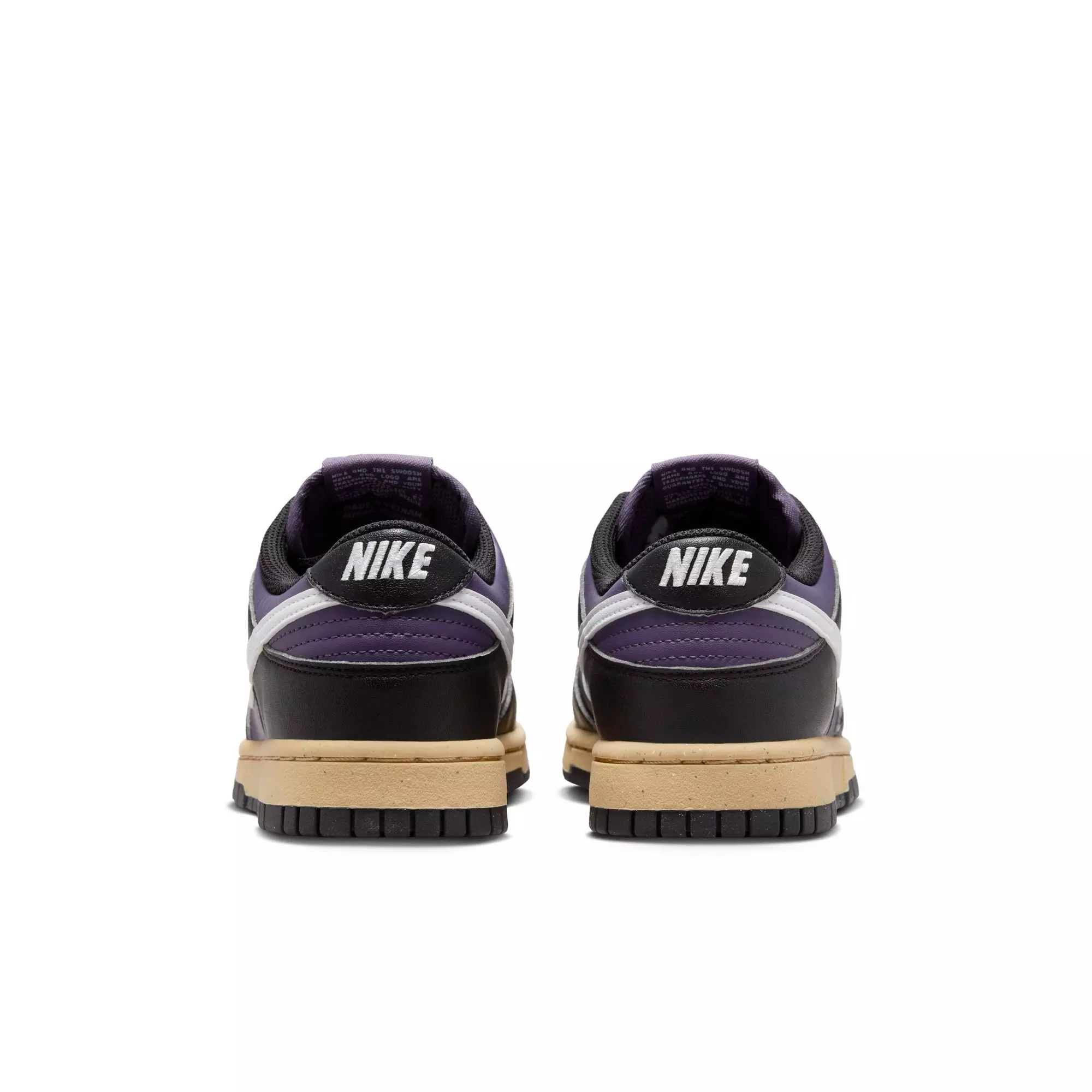 Nike Dunk Low "Dark Raisin/White/Black/Sesame" Women's Shoe - PURPLE/WHITE