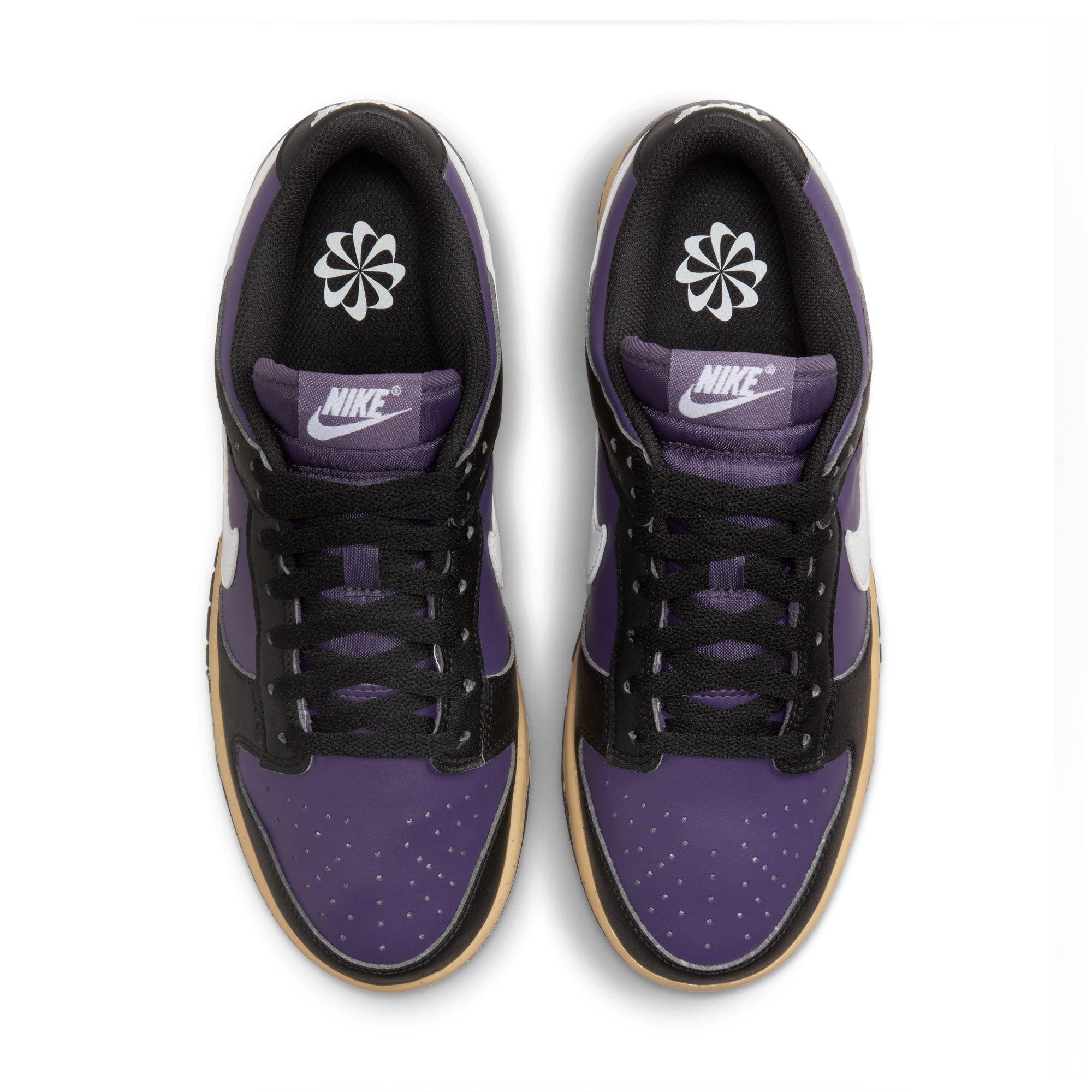 Nike Dunk Low "Dark Raisin/White/Black/Sesame" Women's Shoe - PURPLE/WHITE Thumbnail View 7