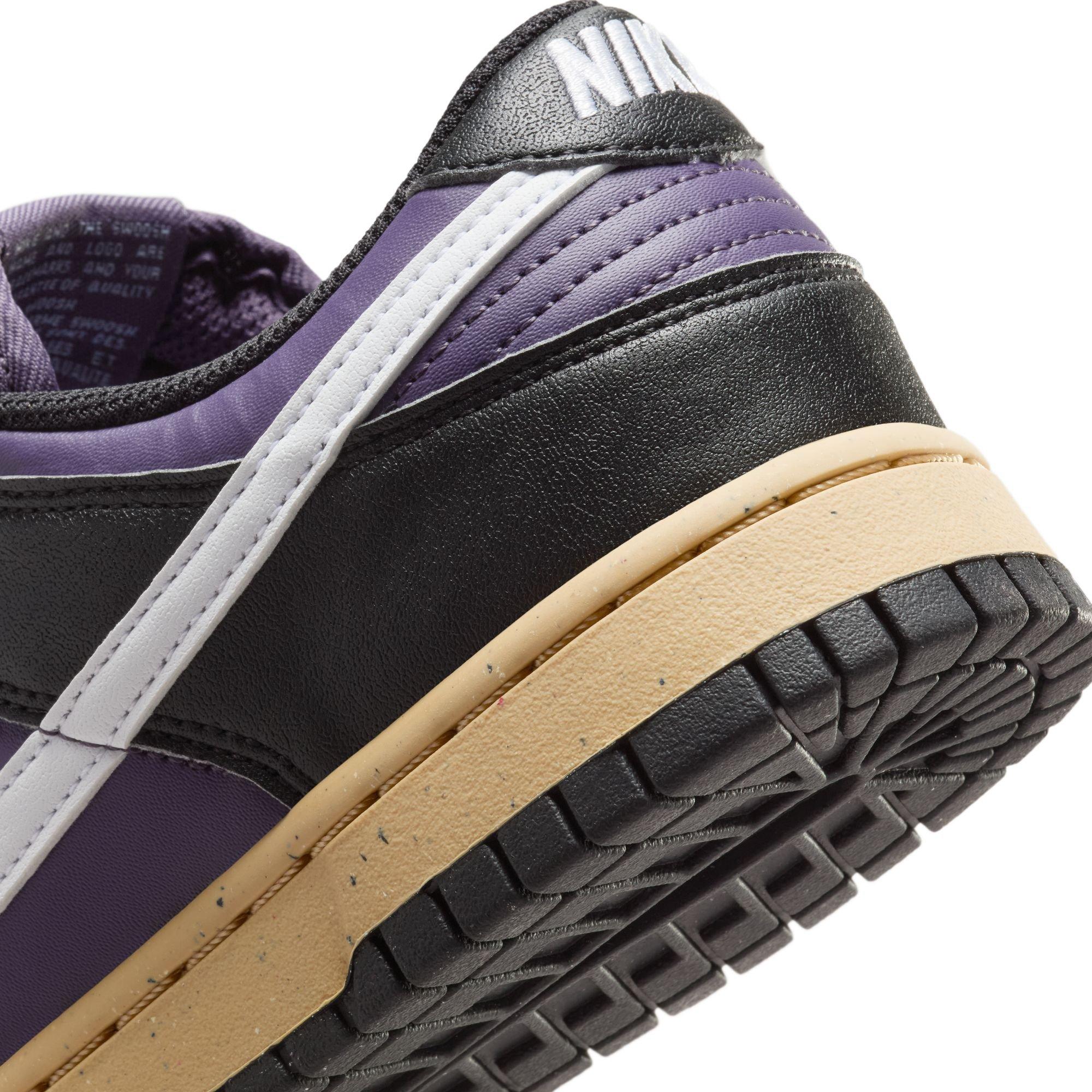 Nike Dunk Low "Dark Raisin/White/Black/Sesame" Women's Shoe - PURPLE/WHITE Thumbnail View 10