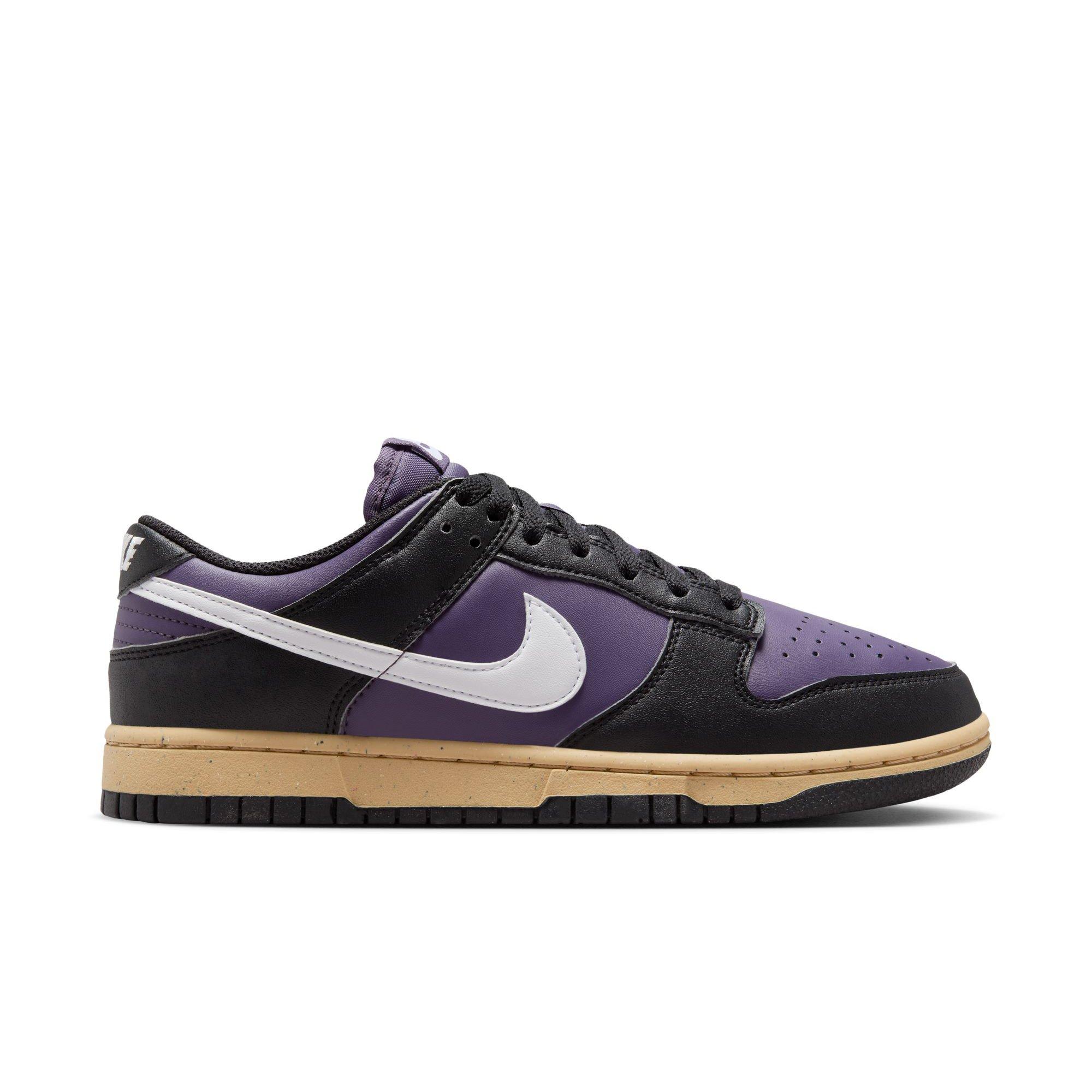 Nike Dunk Low "Dark Raisin/White/Black/Sesame" Women's Shoe - PURPLE/WHITE