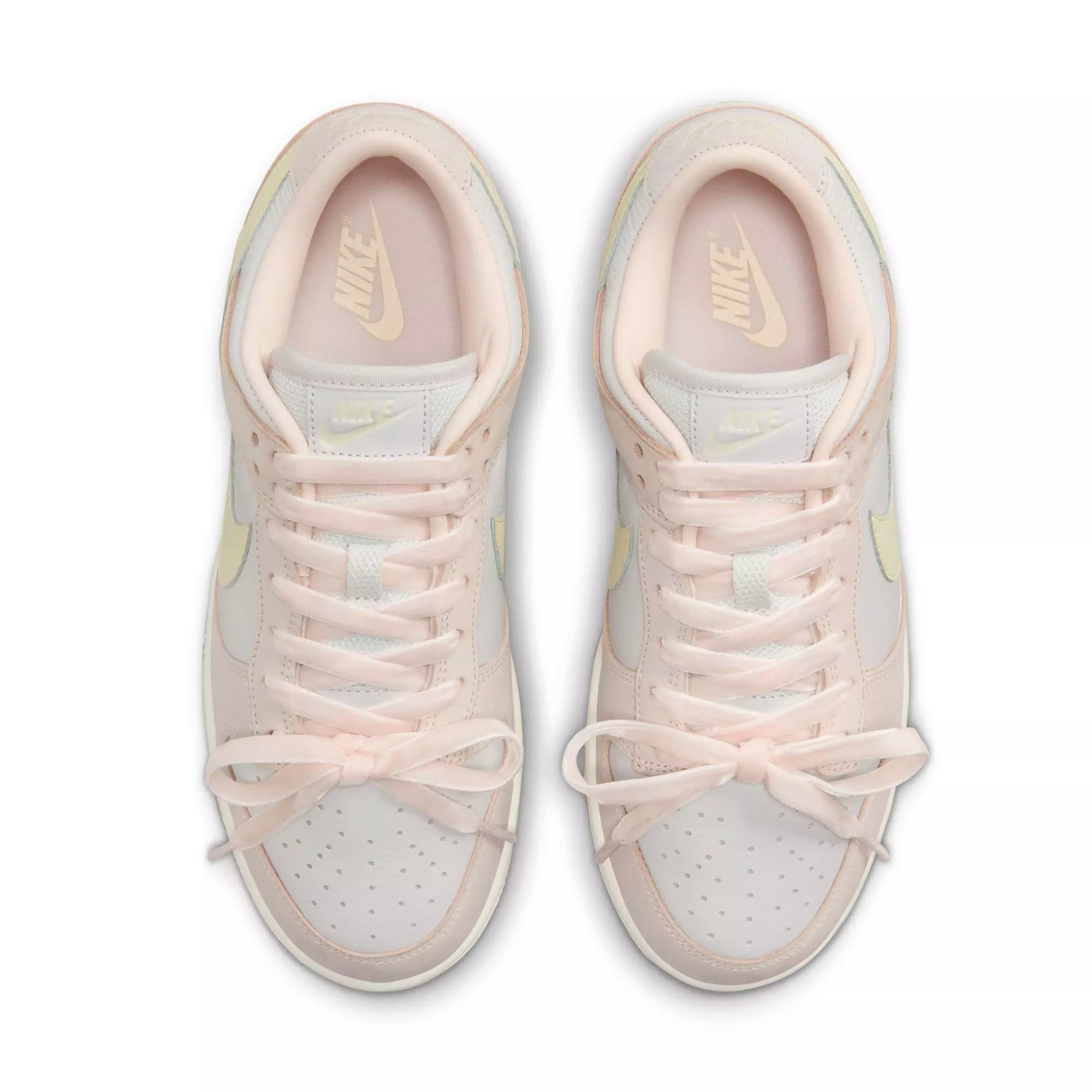 Nike Dunk Low Premium "Soft Pink" Women's Shoe - WHITE/PINK/SILVER
